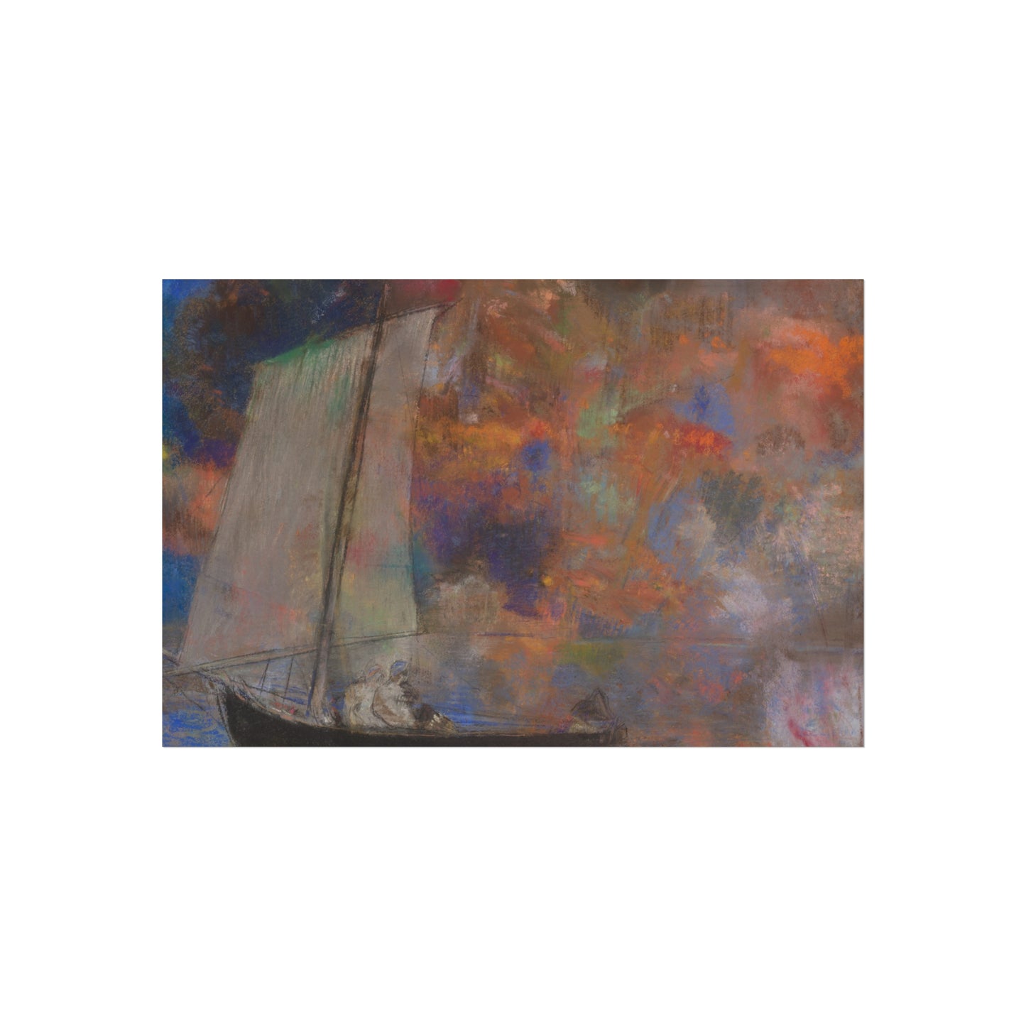Odilon Redon - Flower Clouds | Fine Art Poster