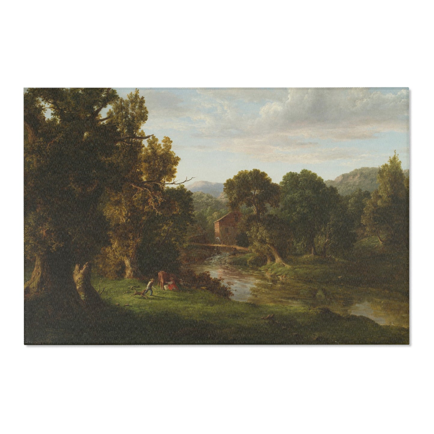 George Inness - The Old Mill | Area Rug