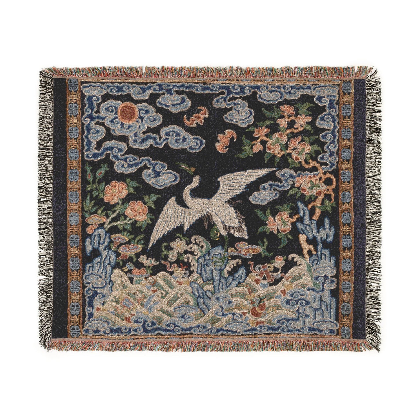 123_buzi-court-rank-badge | Woven Tapestry Blanket