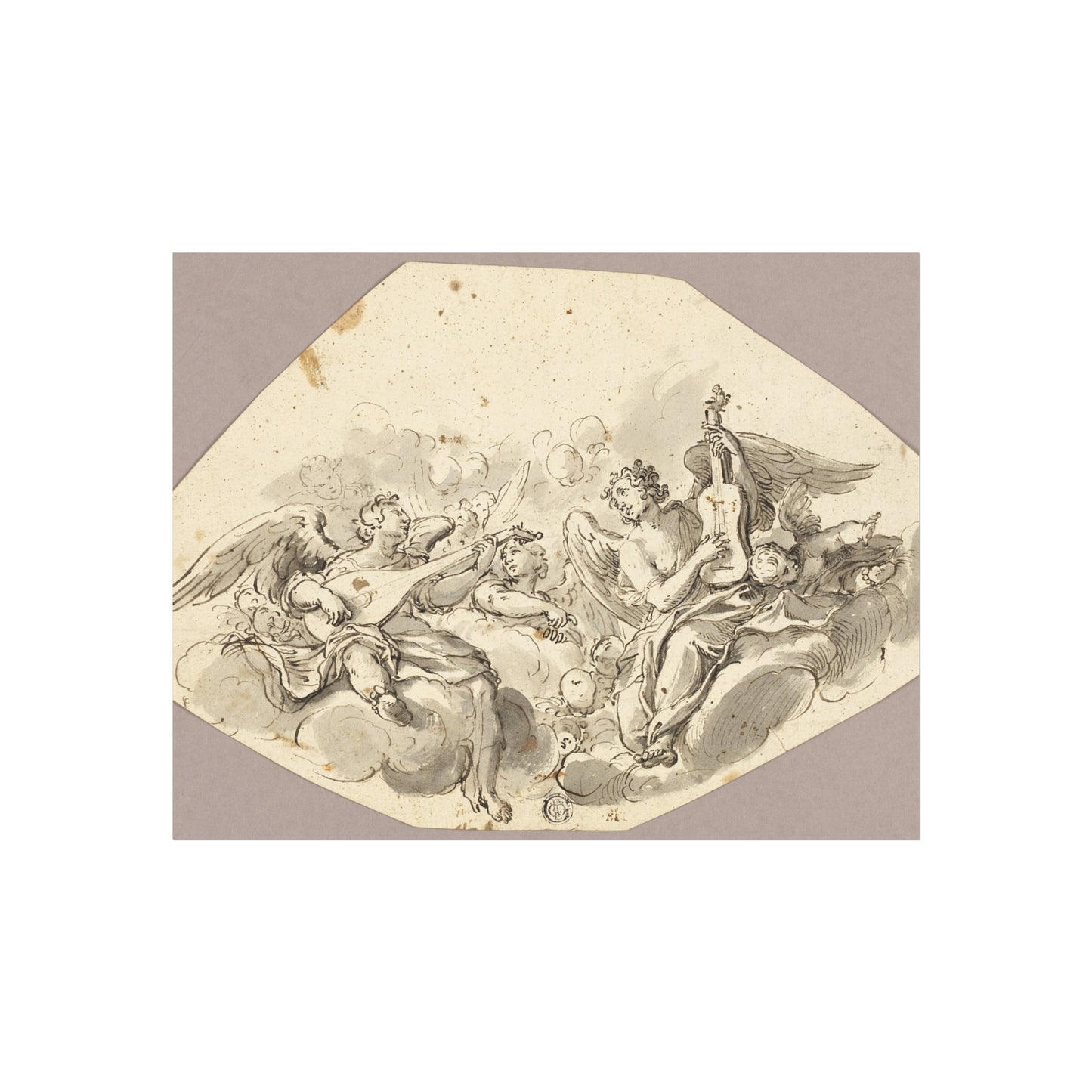 Giovanni Battista Tiepolo - Musician Angels | Fine Art Poster