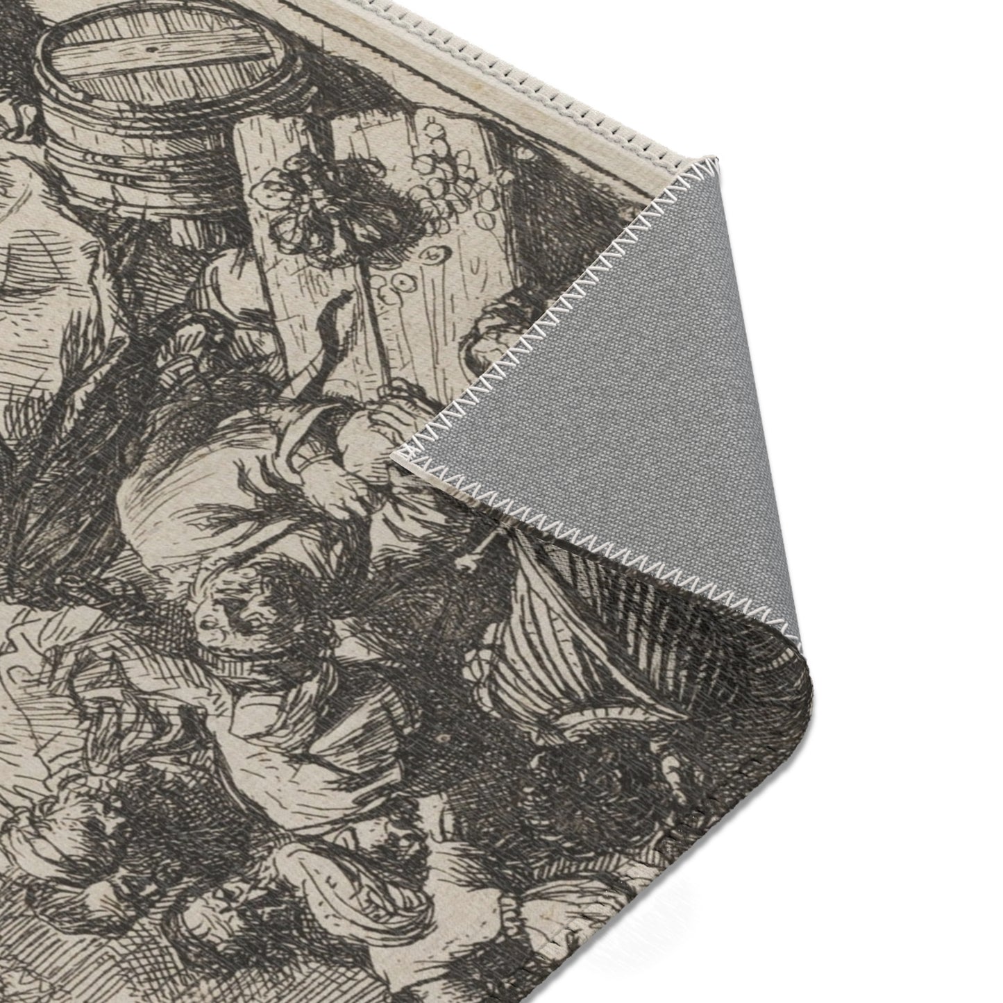 Rembrandt van Rijn - Christ Driving the Money Changers from the Temple | Area Rug