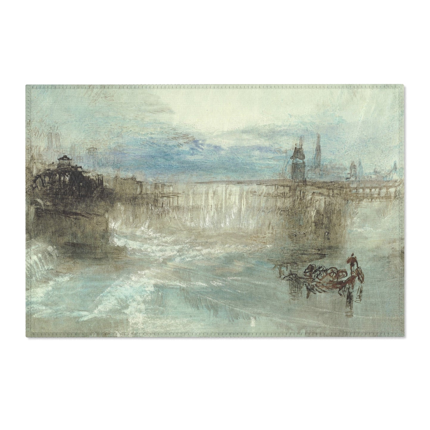 Joseph Mallord William Turner - View of Lucerne | Area Rug