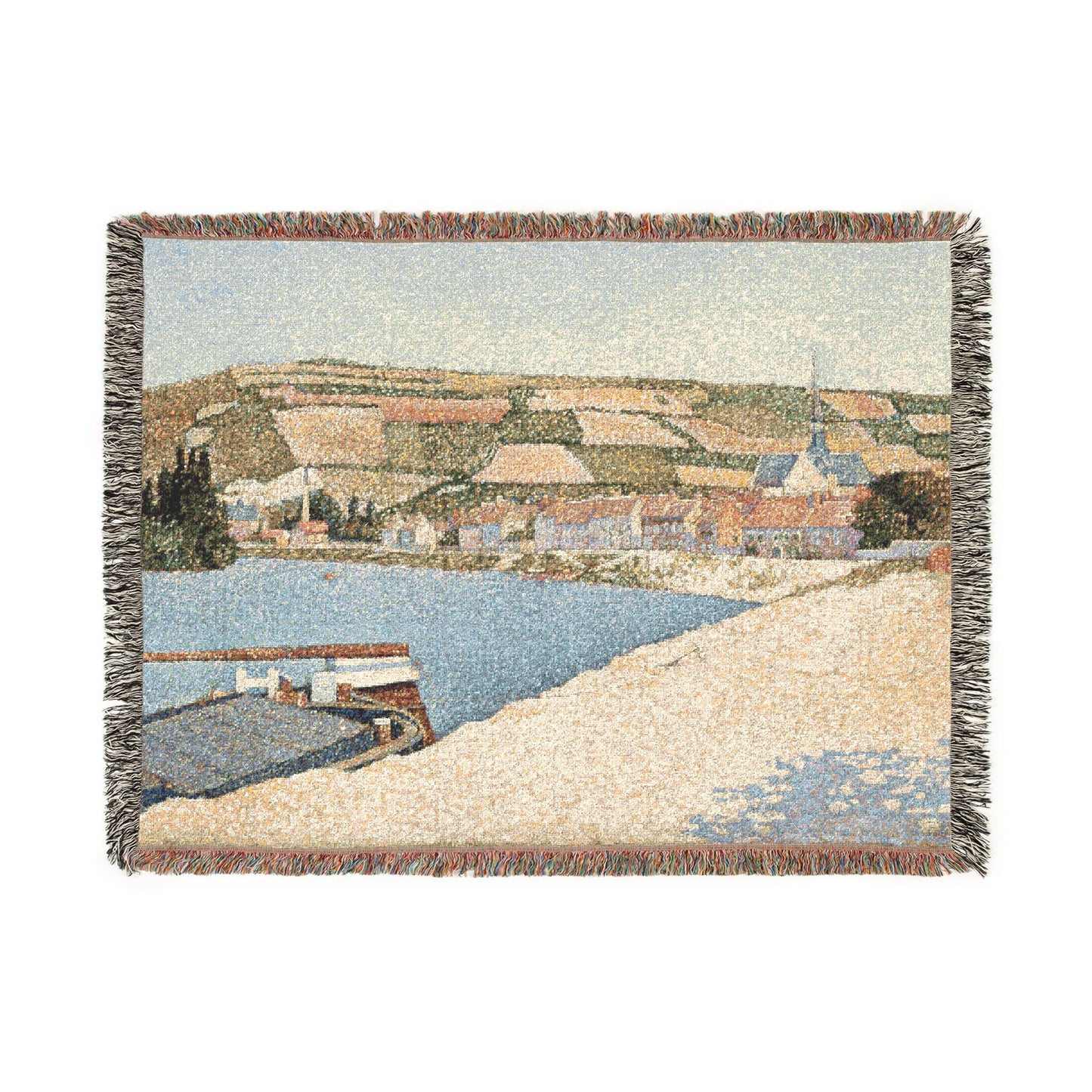 Paul Signac - Les Andelys, Côte d'Aval | Woven Tapestry Blanket