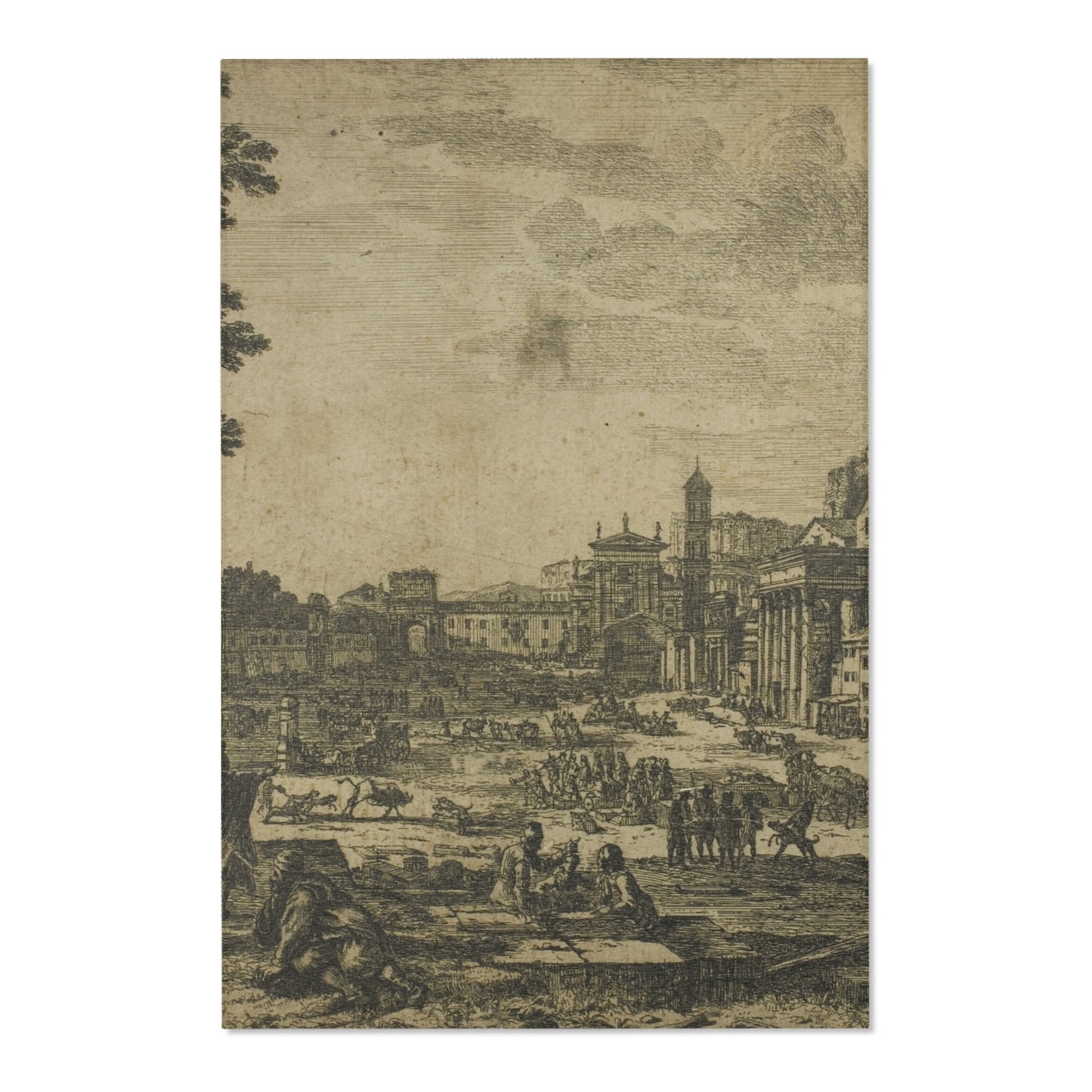 Claude Lorrain - The Roman Forum | Area Rug