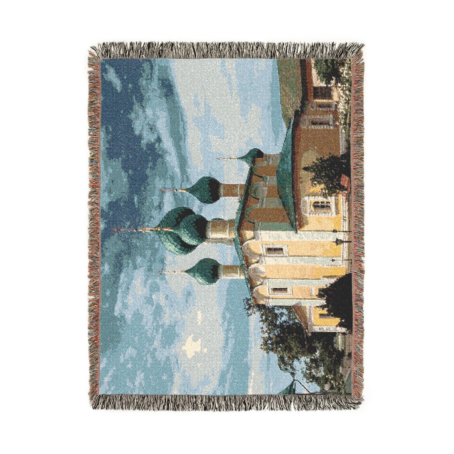 Church of the Beheading of Saint John the Baptist Alekseyevsky Monastery Uglich 2023-07-22 7452 | Woven Tapestry Blanket