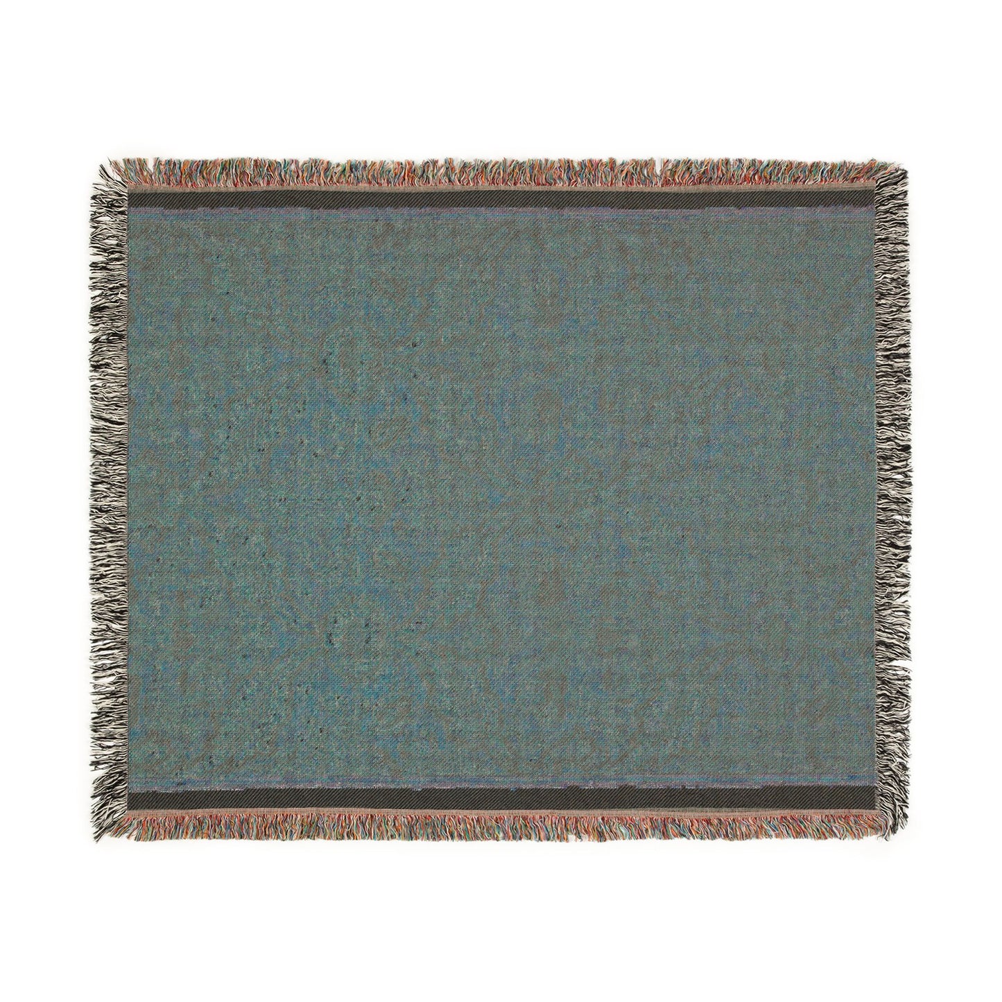 Textile with Flora Woven Throw Blanket