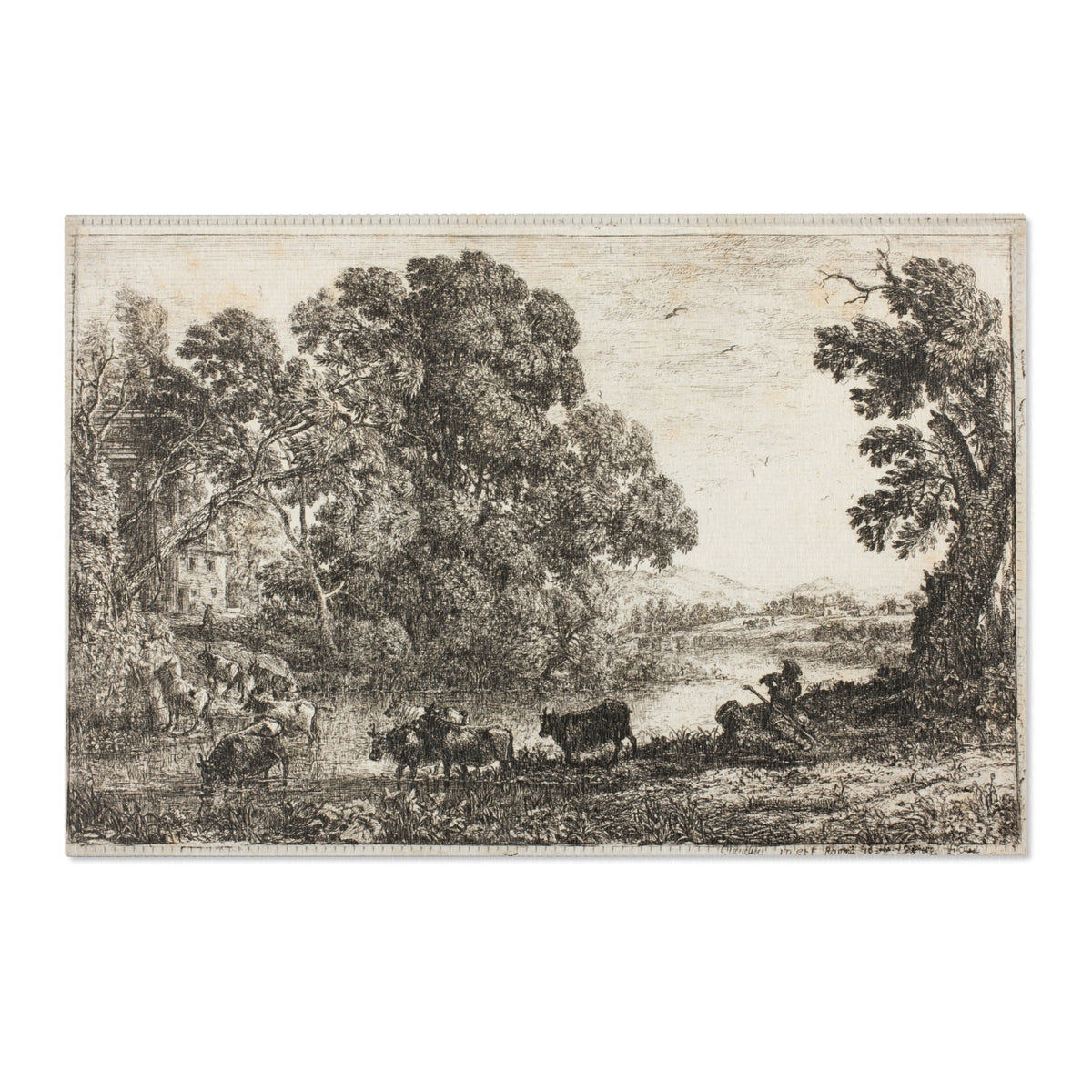 The Cowherd — Lorrain Area Rug