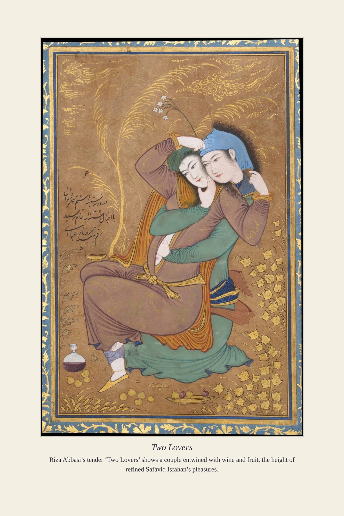 Two Lovers — antique art print