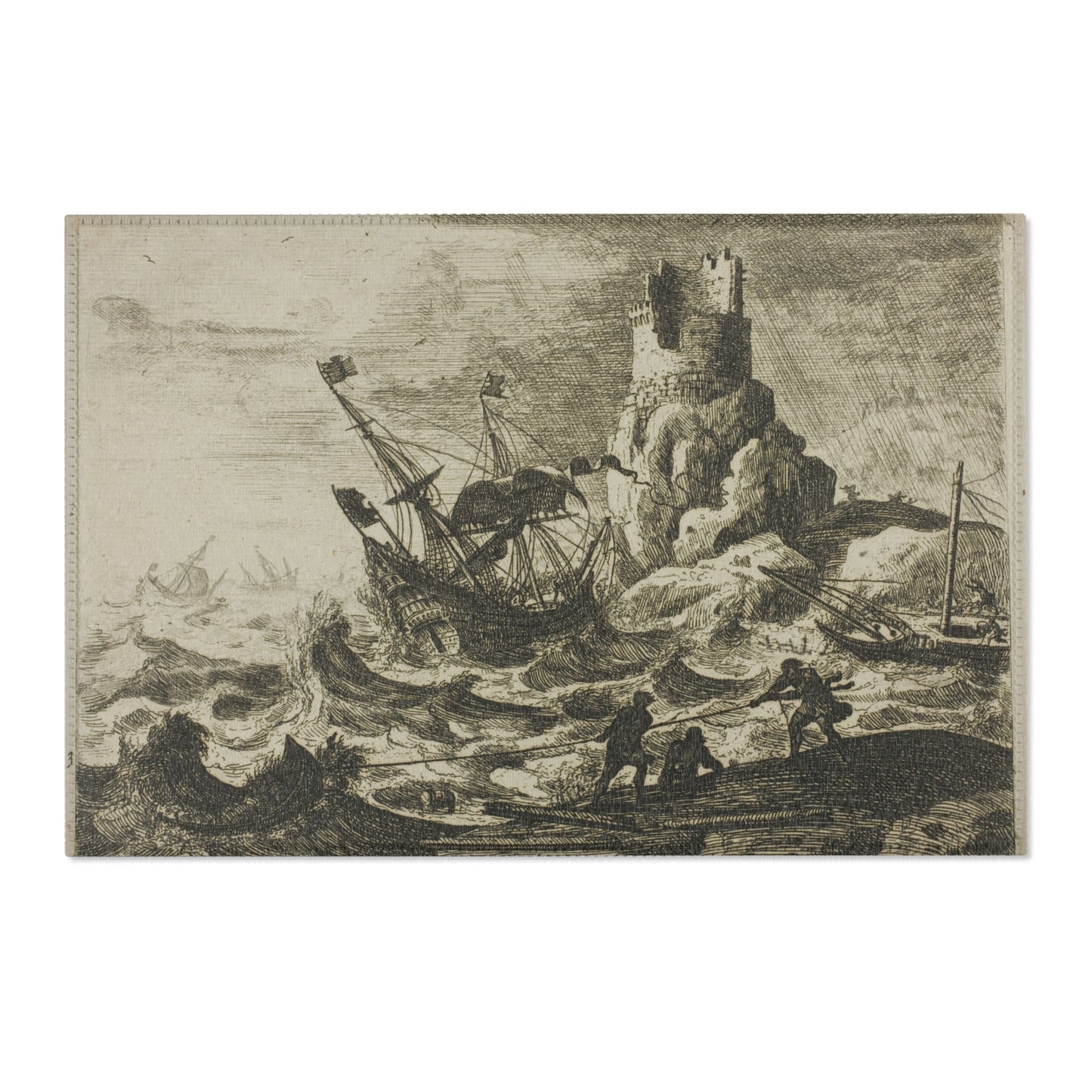 Claude Lorrain - The Shipwreck | Area Rug