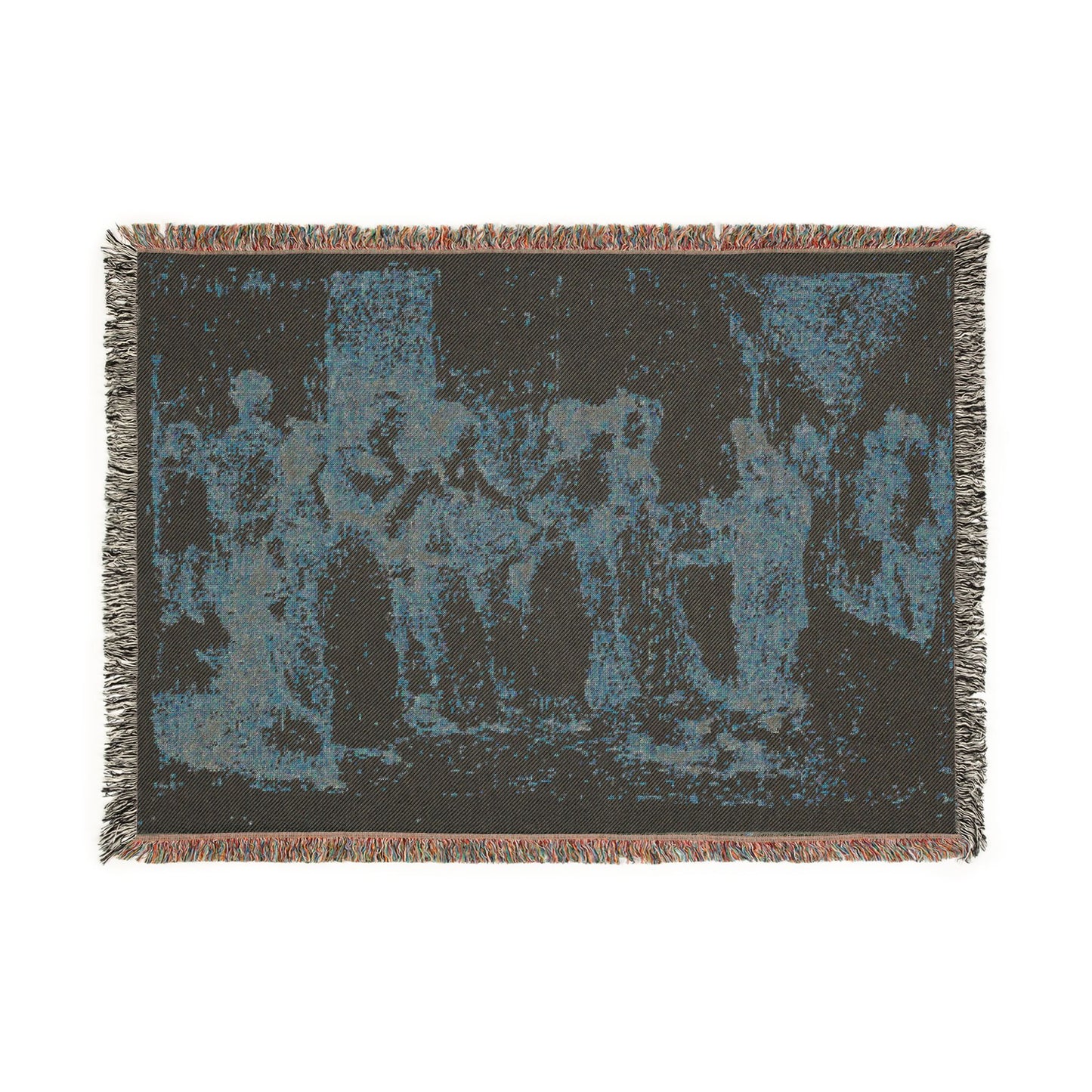 Pierre-Auguste Renoir - Workers' Daughters on the Outer Boulevard (Illustration for Émile Zola's L'Assommoir ) | Woven Tapestry Blanket
