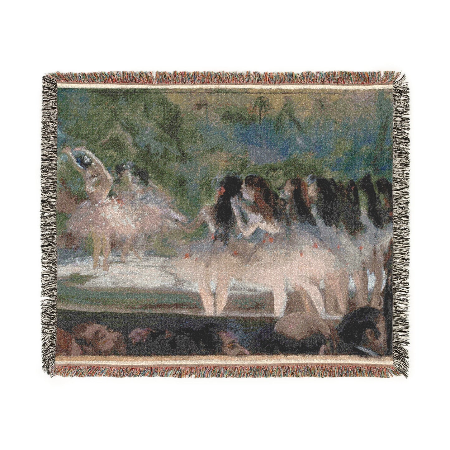 Hilaire Germain Edgar Degas - Ballet at the Paris Opéra | Woven Tapestry Blanket