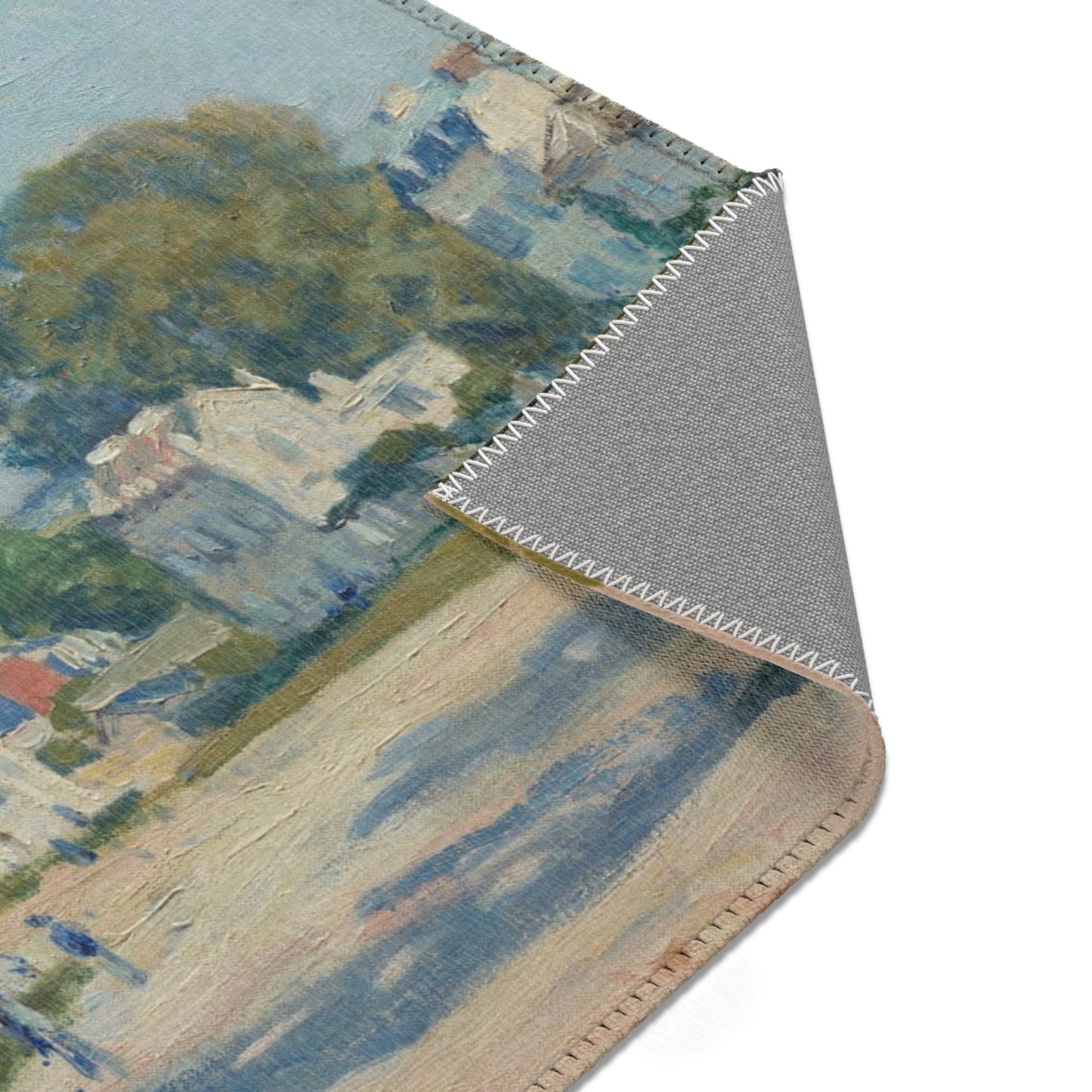 Alfred Sisley - Watering Place at Marly | Area Rug