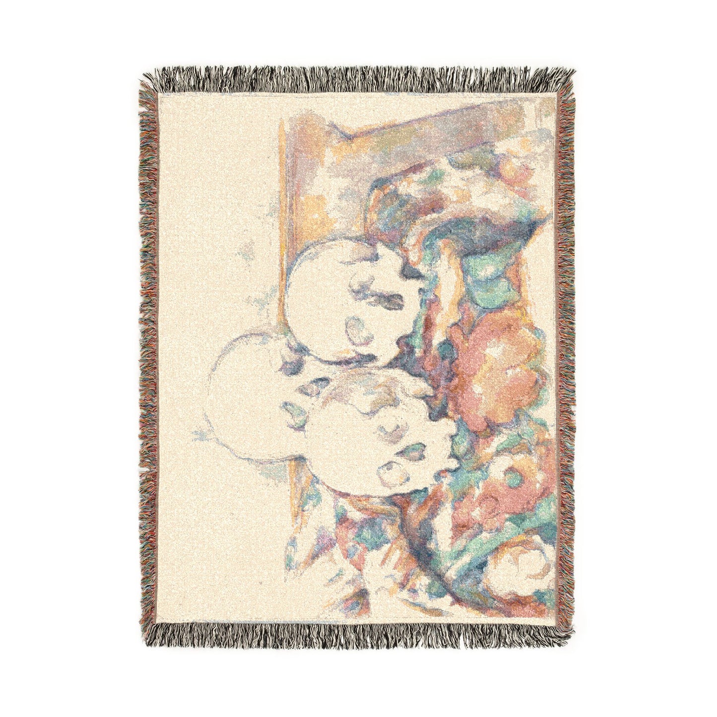 Paul Cezanne - The Three Skulls | Woven Tapestry Blanket