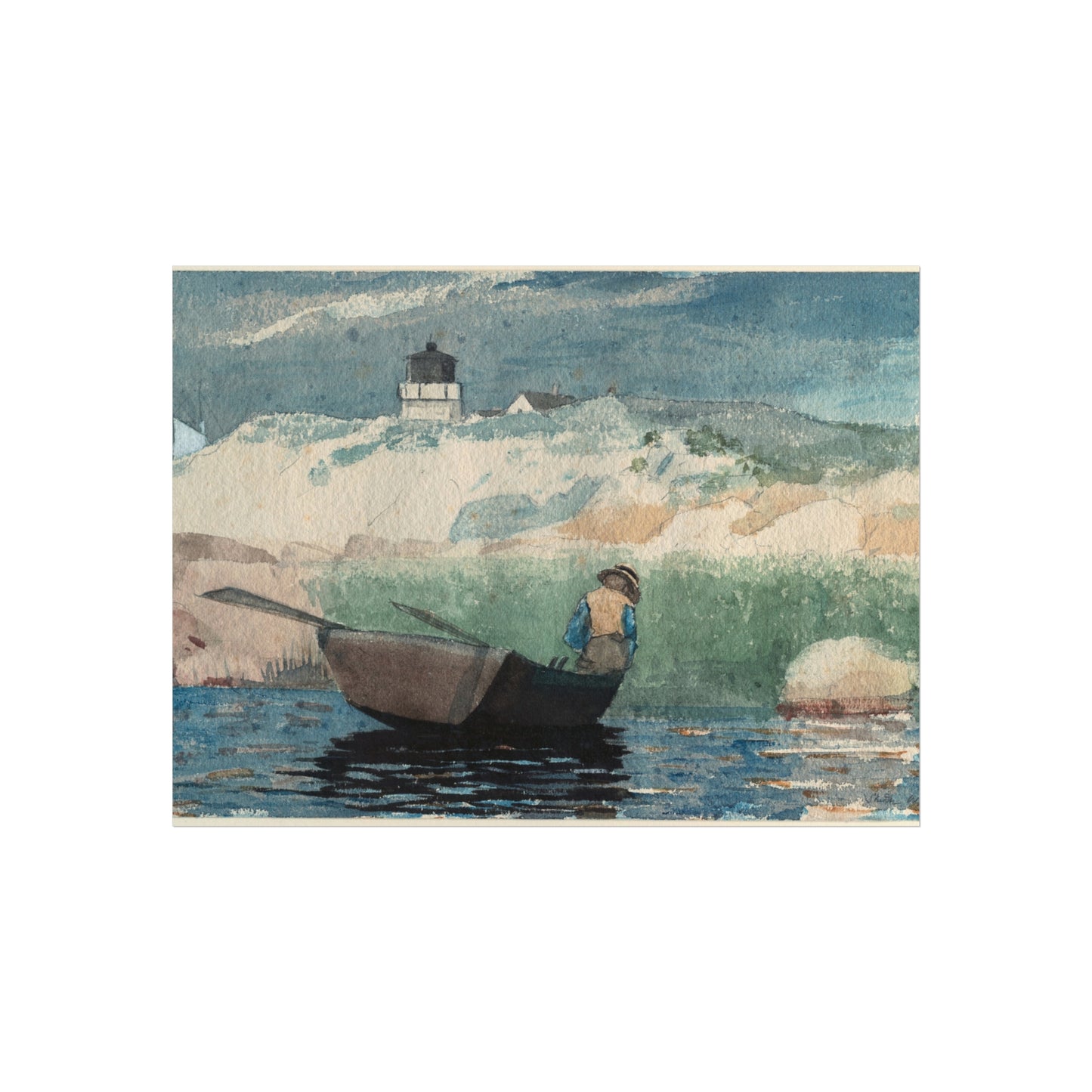 Winslow Homer - Boy in Boat, Gloucester | Fine Art Poster