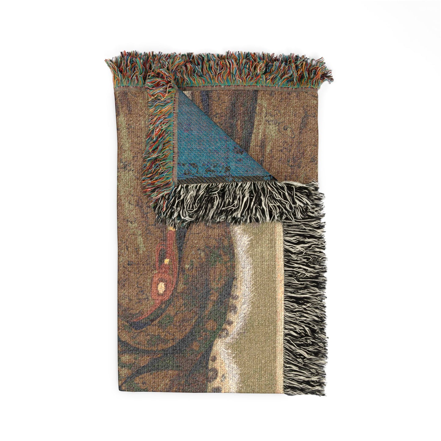 Portrait of a Government Official Woven Throw Blanket