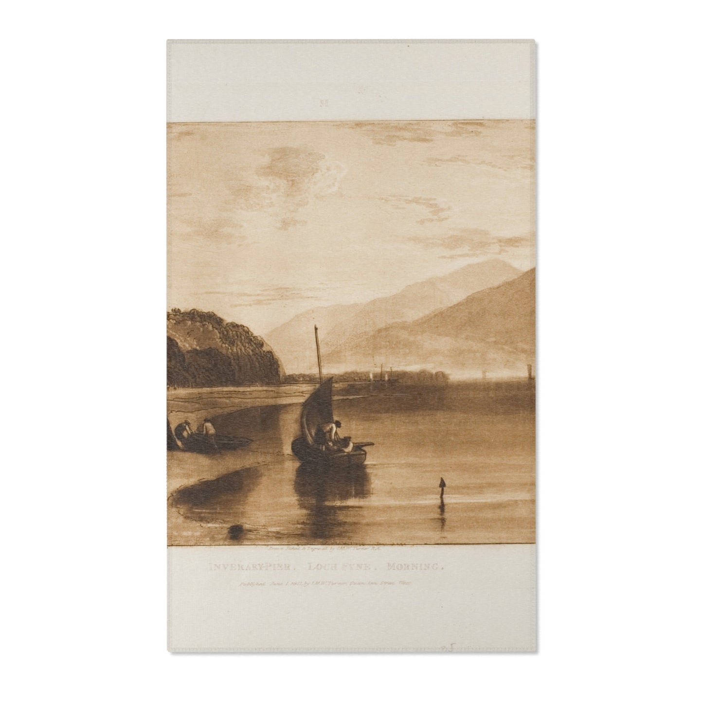 Joseph Mallord William Turner - Inverary Pier Loch Fyne, Morning | Area Rug