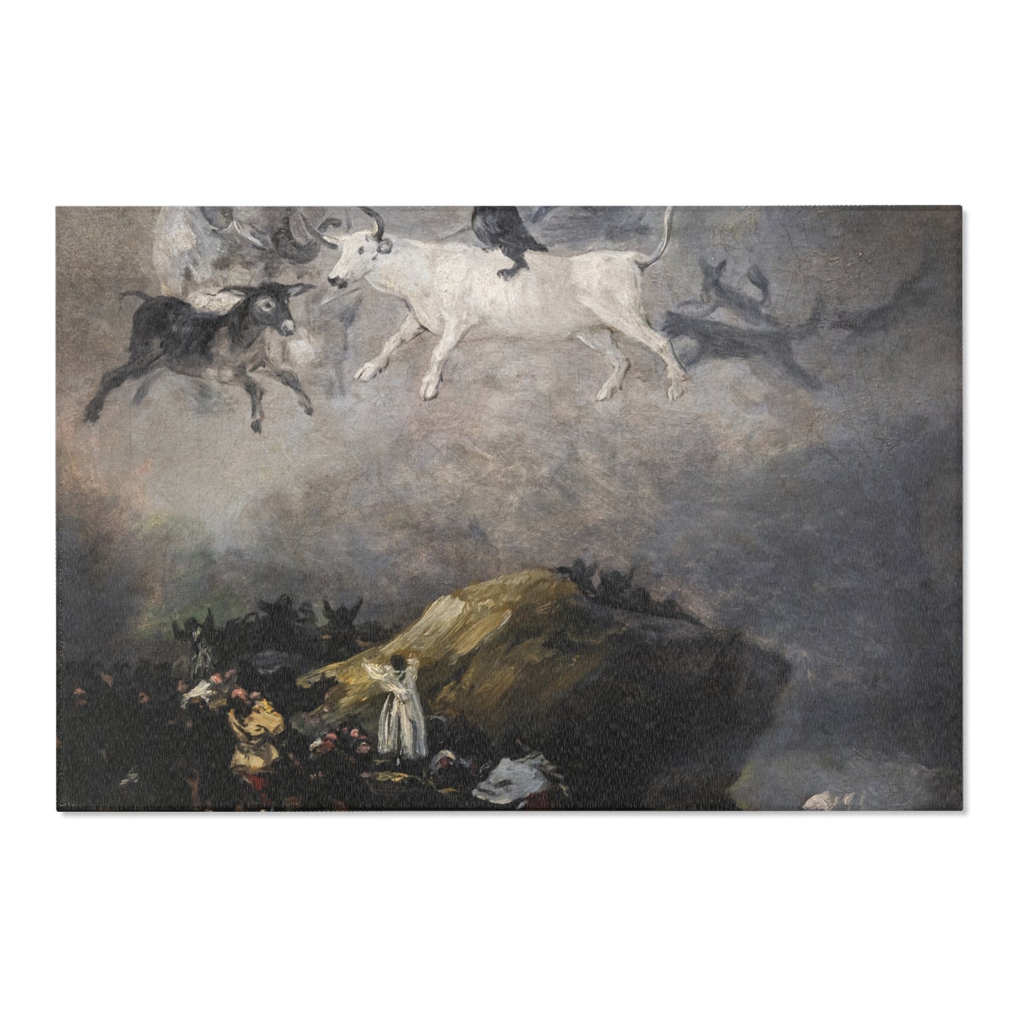 (Agen) Caprice - Francisco de Goya 1818-1819 - Musée des Beaux-Arts d'Agen | Area Rug