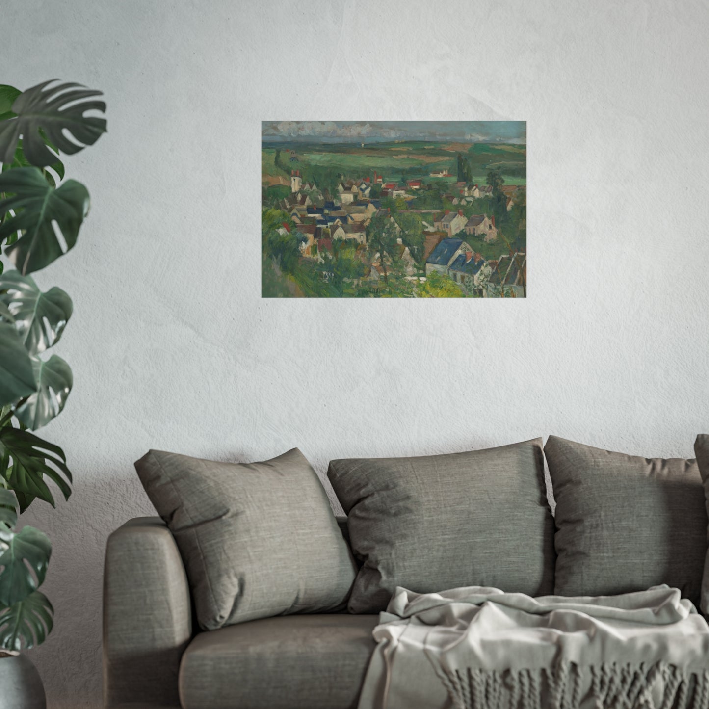 Paul Cezanne - Auvers, Panoramic View | Fine Art Poster