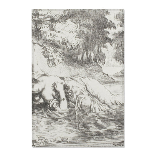 Ophelia's Death — Delacroix Area Rug