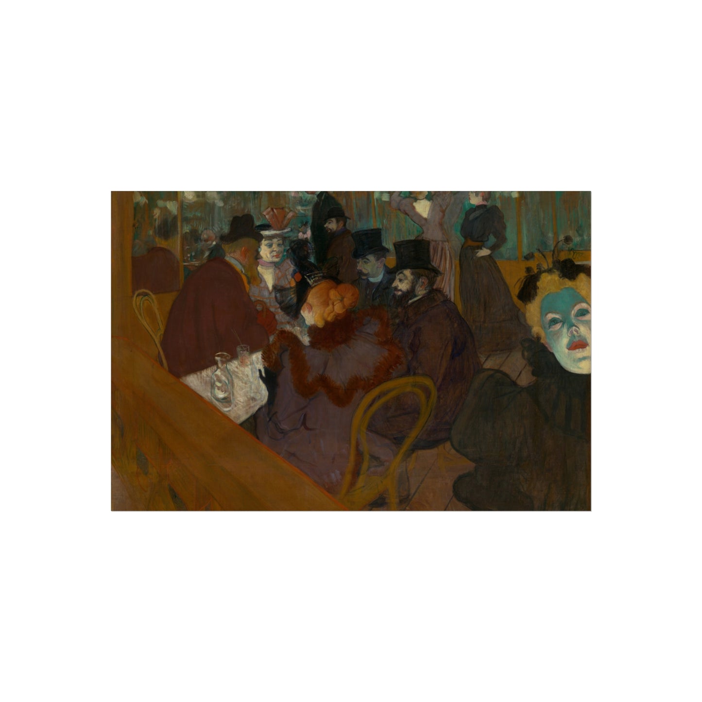Henri de Toulouse-Lautrec - At the Moulin Rouge | Fine Art Poster