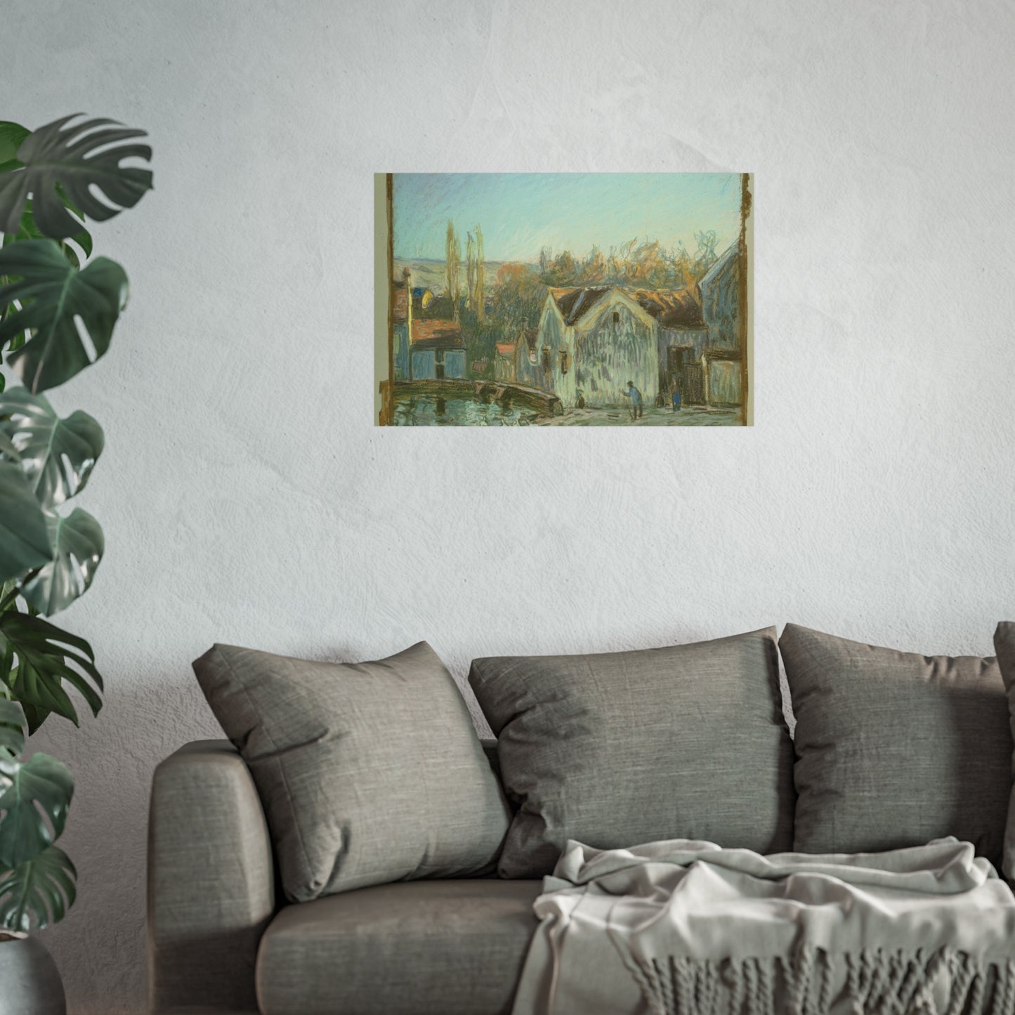 Alfred Sisley - A Corner of Moret-sur-Loing | Fine Art Poster