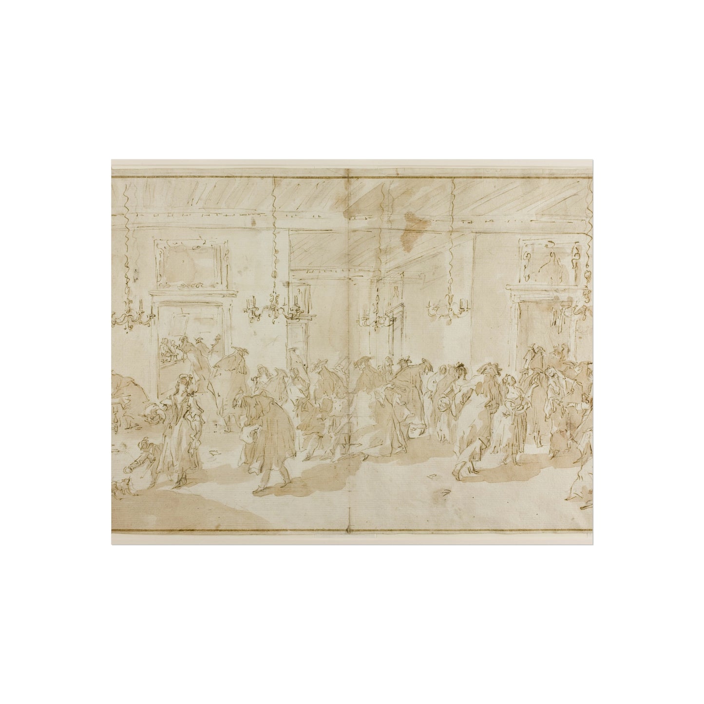 Giovanni Antonio Guardi - Il Ridotto | Fine Art Poster