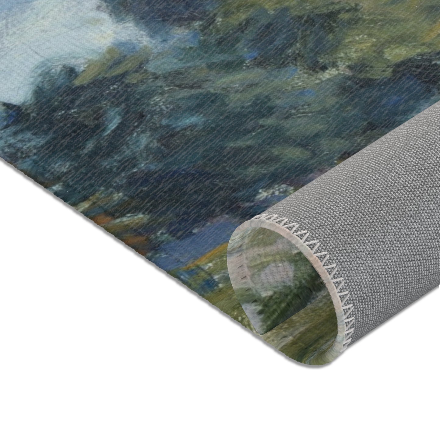 Alfred Sisley - A Turn in the Road | Area Rug