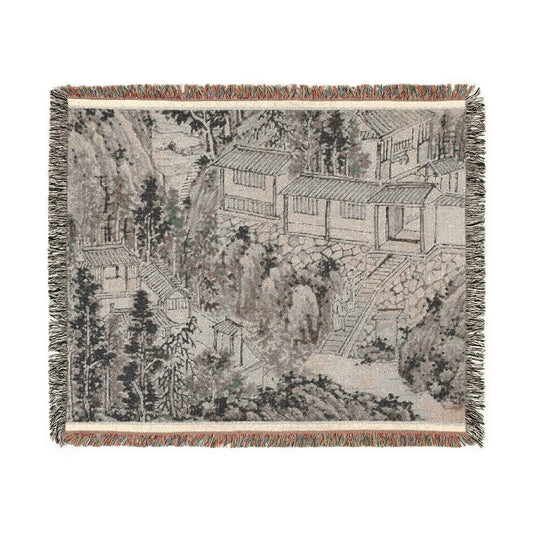 The Pine Retreat Tiger Hill Tapestry Blanket