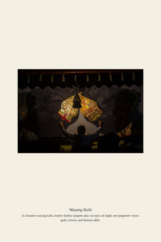 Wayang Kulit — antique art print