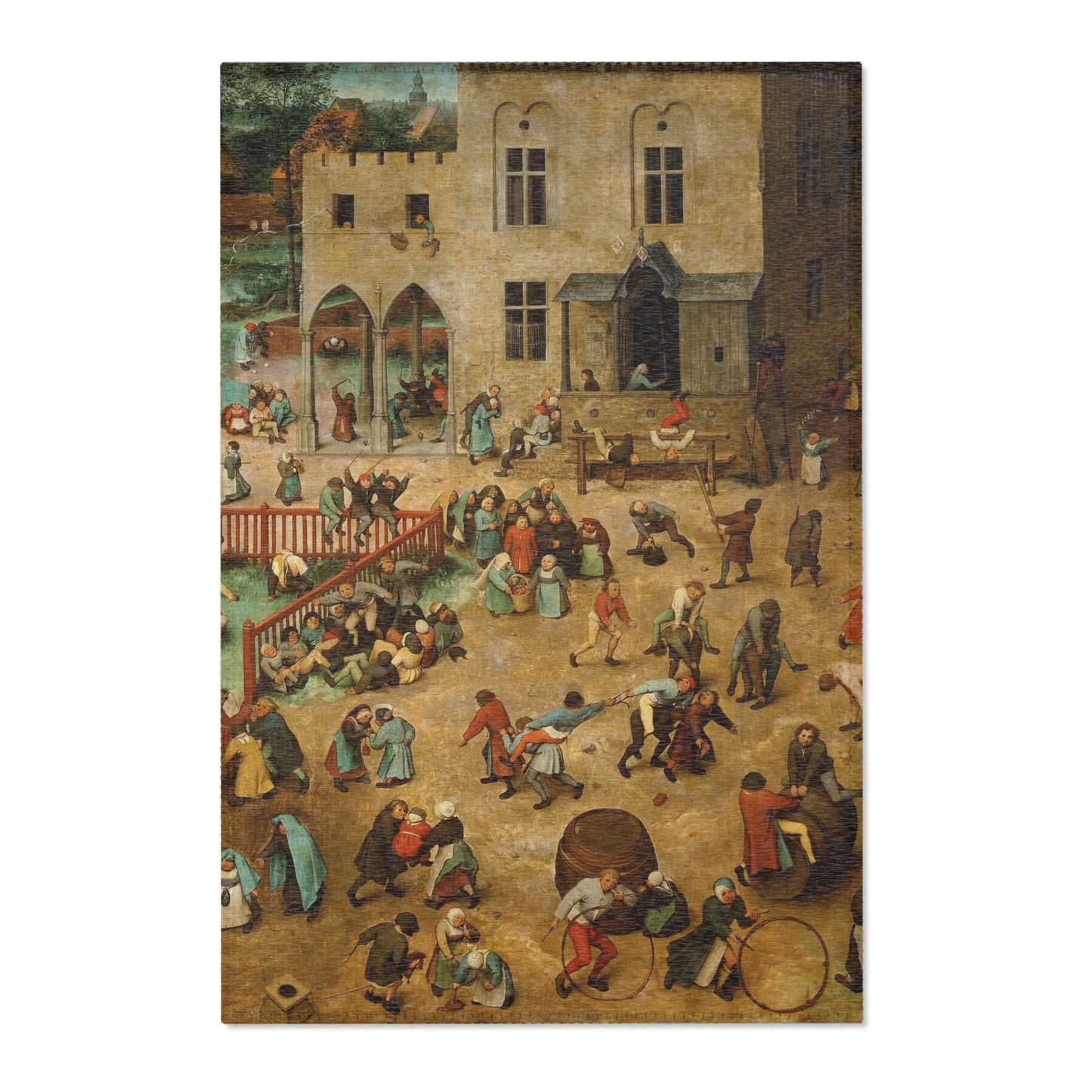 Pieter Bruegel the Elder - Children’s Games - Google Art Project | Area Rug