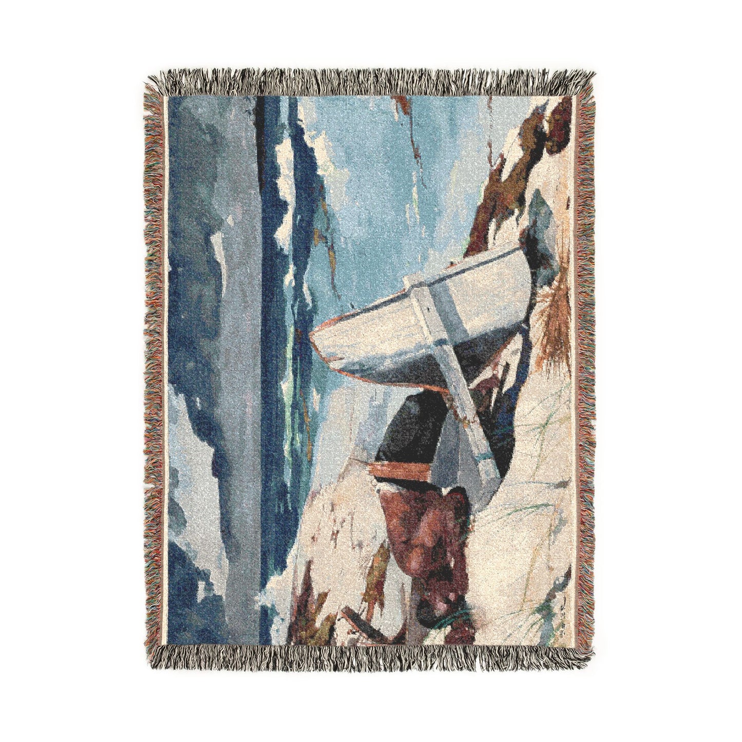 Winslow Homer - After the Hurricane, Bahamas | Woven Tapestry Blanket