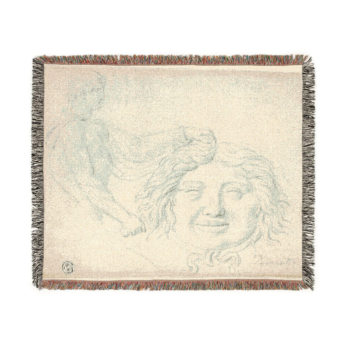 Perseus and the Gorgon's Head (style of David) Tapestry Blanket