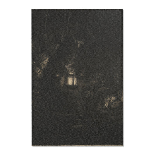 The Adoration of the Shepherds — Rembrandt Area Rug