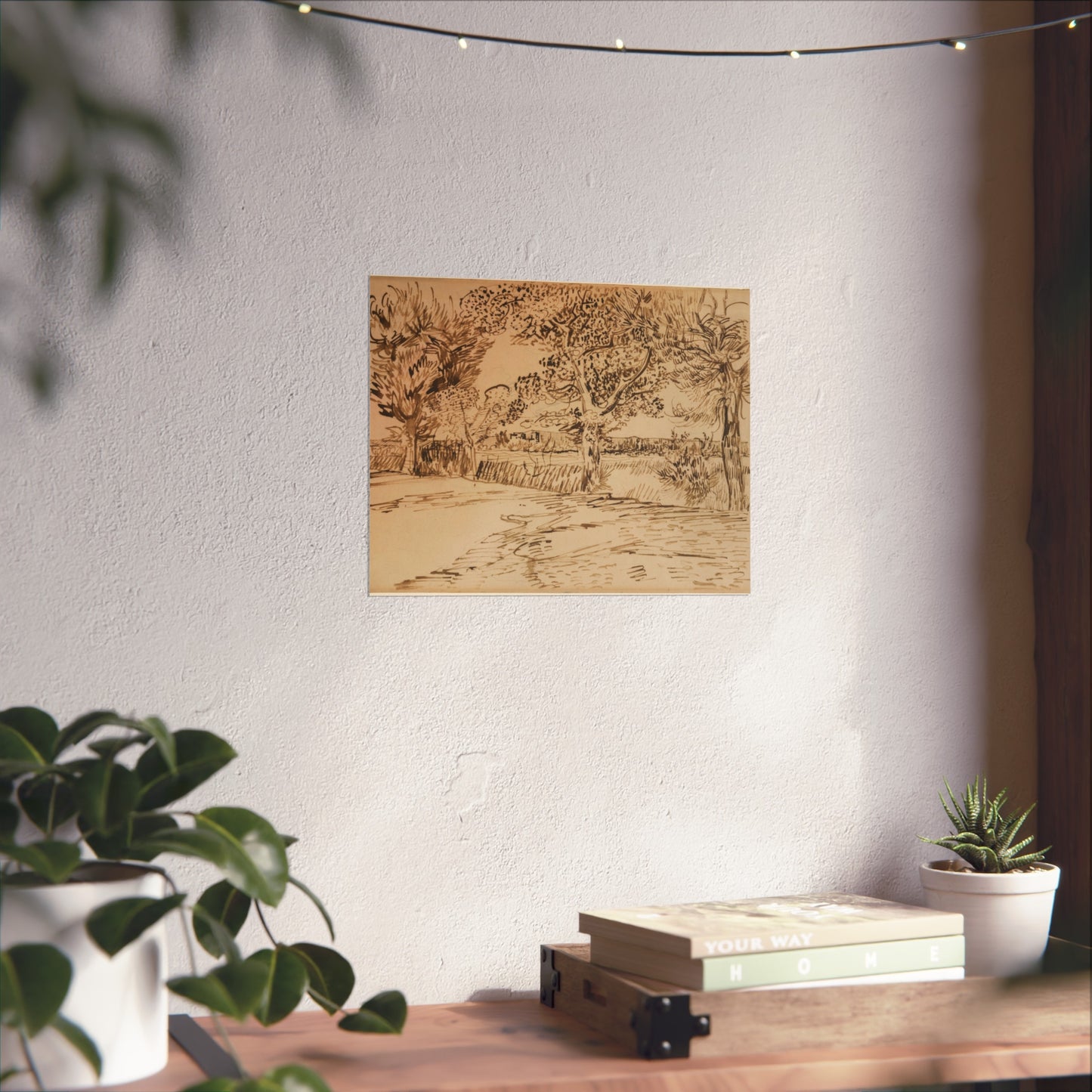 Vincent van Gogh - Landscape at Arles | Fine Art Poster