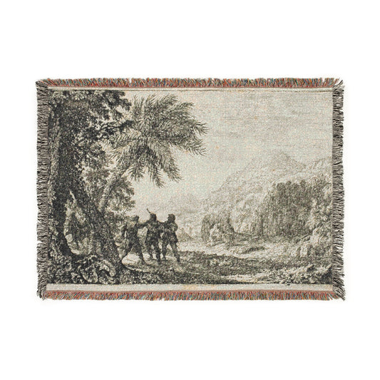 Scene of Brigands — Lorrain Tapestry Blanket