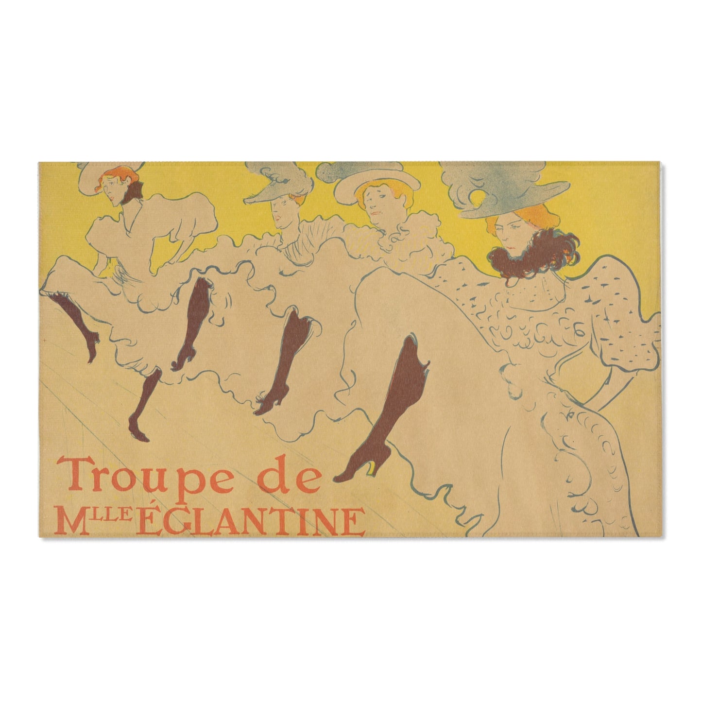 Henri de Toulouse-Lautrec - Mademoiselle Eglantine's Troupe | Area Rug