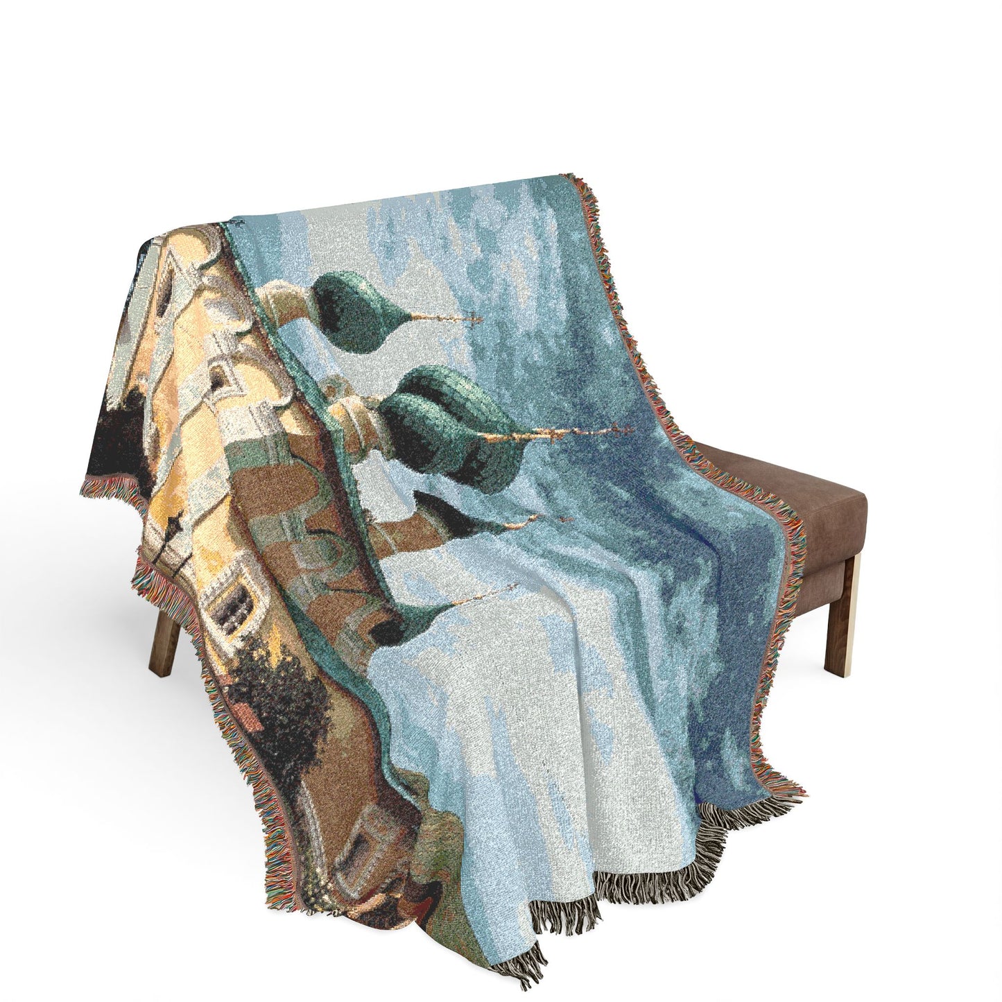 Church of the Beheading of Saint John the Baptist Alekseyevsky Monastery Uglich 2023-07-22 7452 | Woven Tapestry Blanket