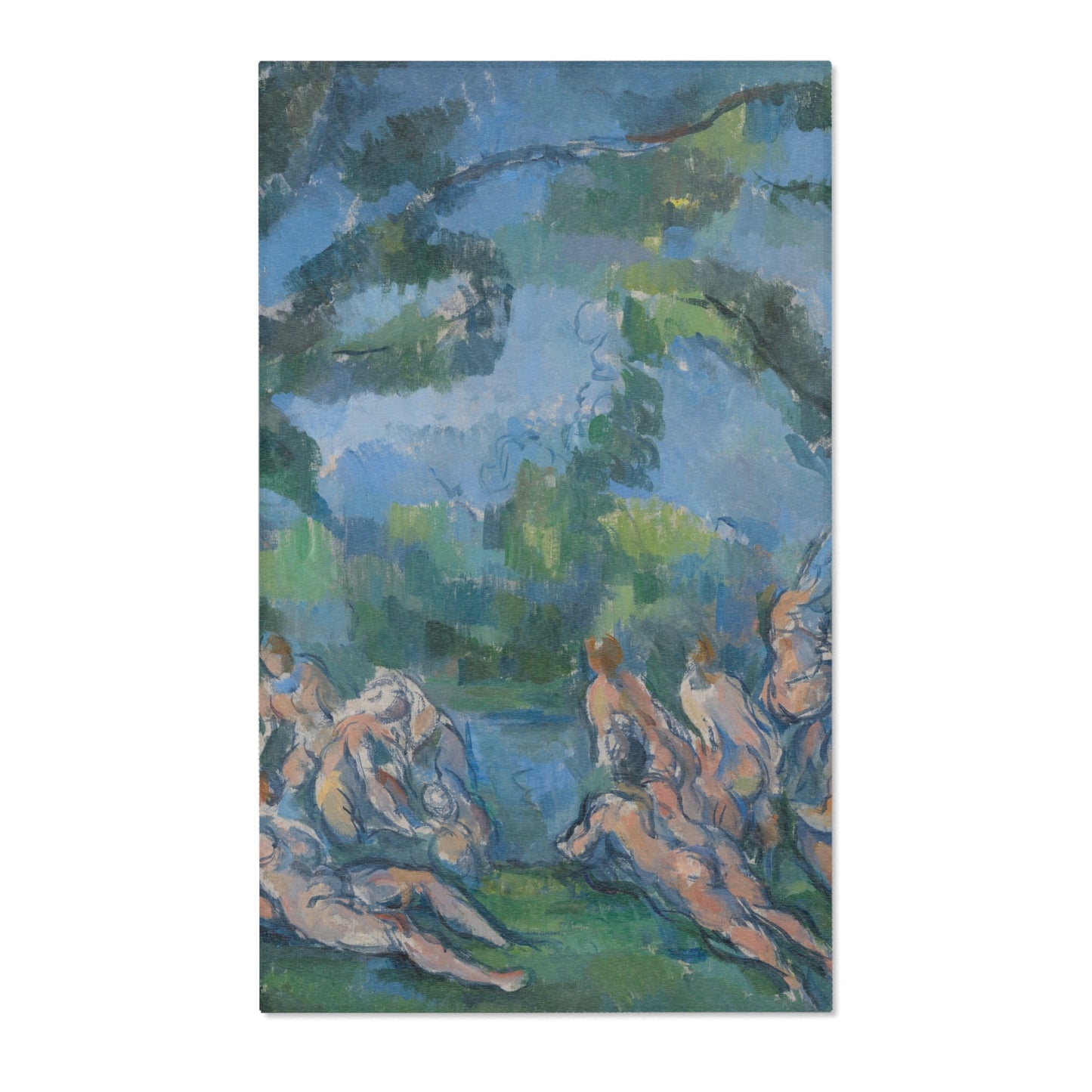 Paul Cezanne - The Bathers | Area Rug