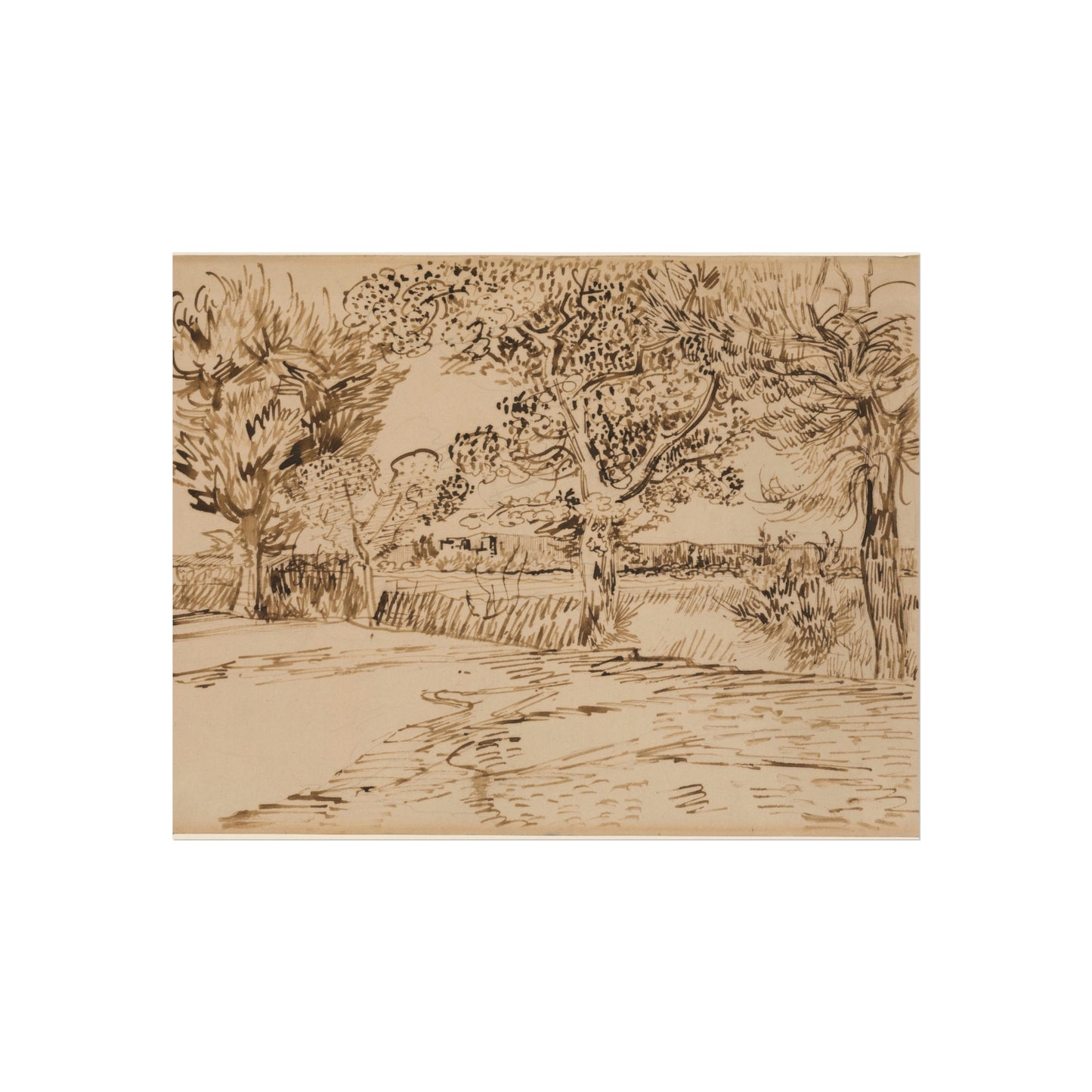Vincent van Gogh - Landscape at Arles | Fine Art Poster