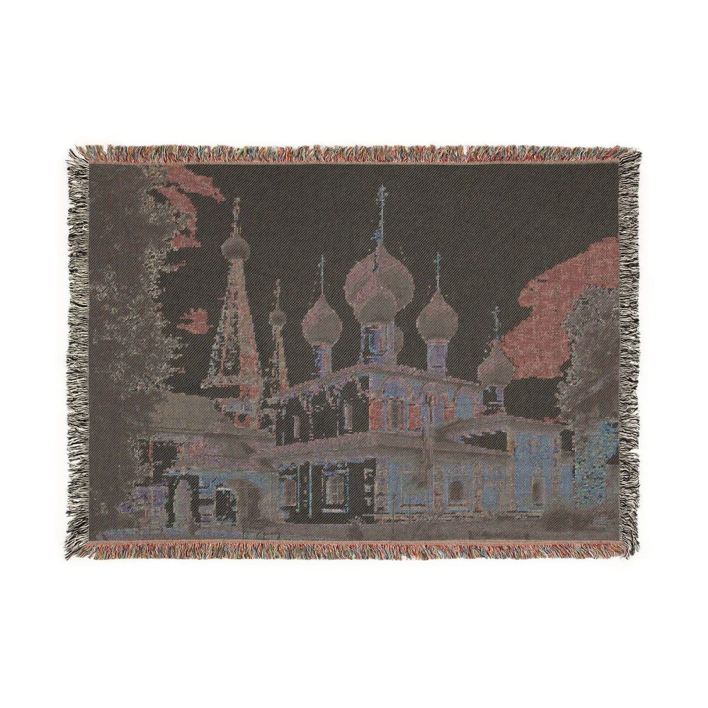 Church of the Beheading of Saint John the Baptist Alekseyevsky Monastery Uglich 2023-07-22 7459 | Woven Tapestry Blanket