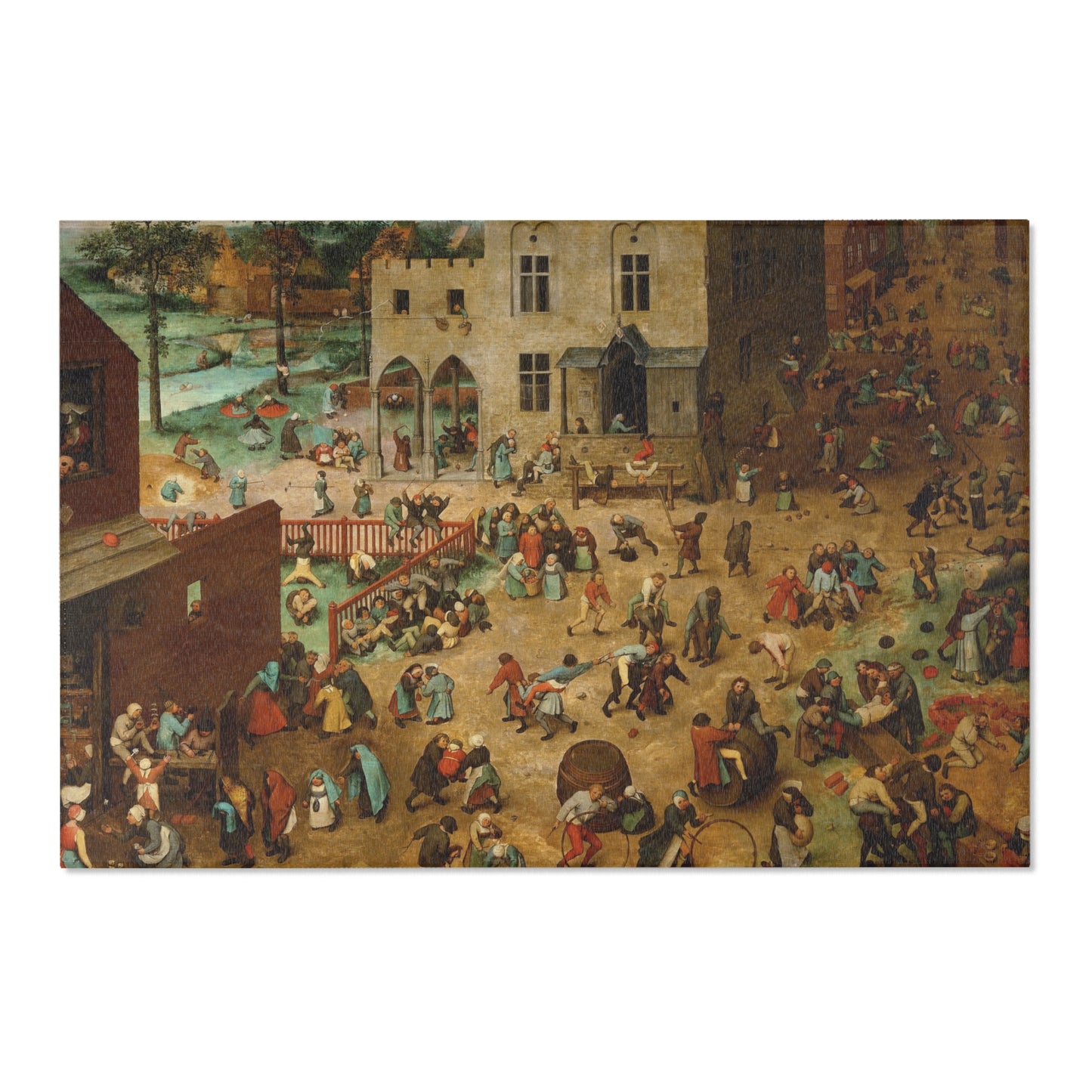 Pieter Bruegel the Elder - Children’s Games - Google Art Project | Area Rug