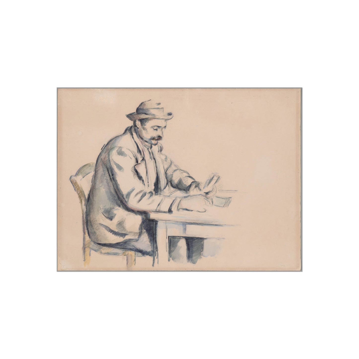 Paul Cezanne - A Study for the Card Players | Fine Art Poster