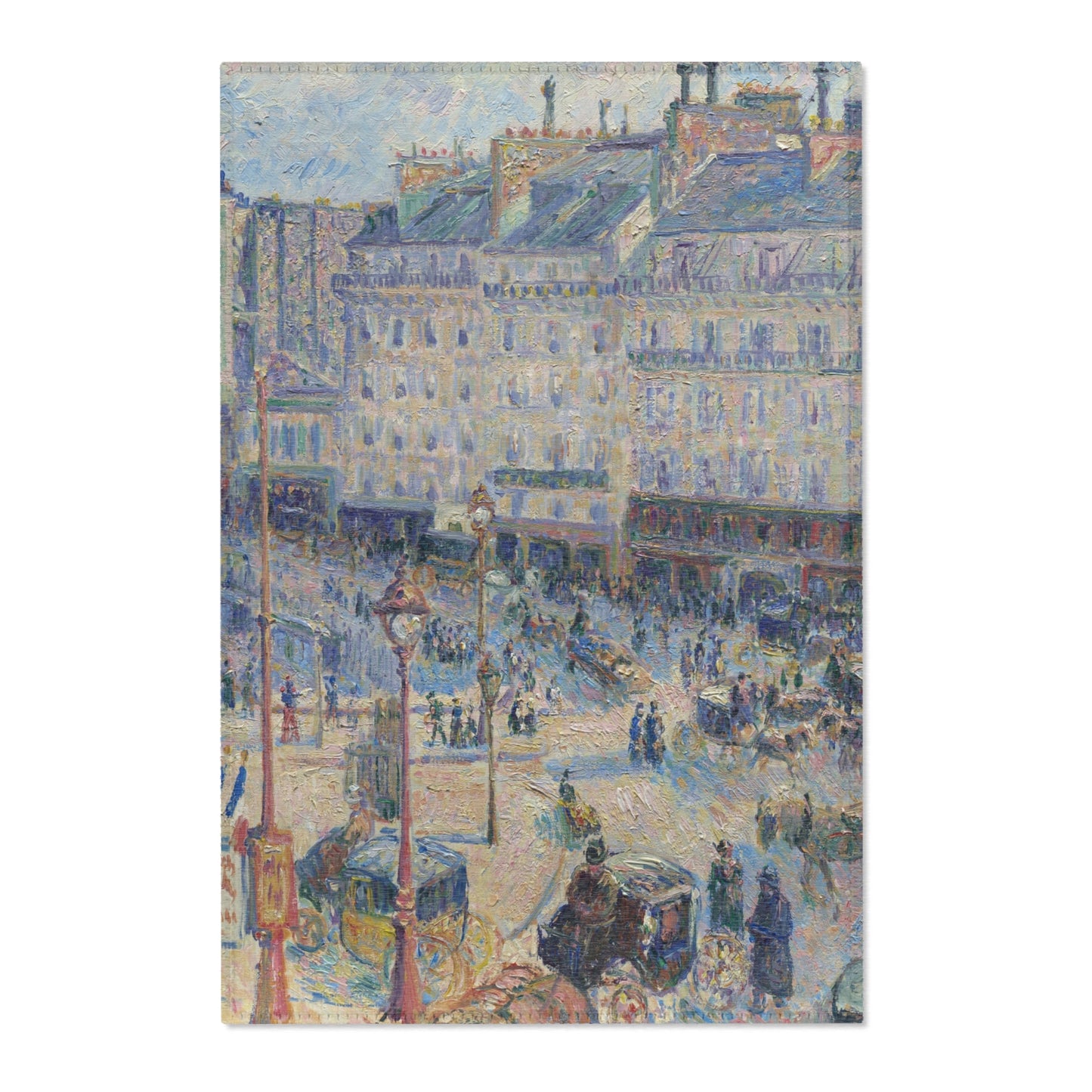 Camille Pissarro - The Place du Havre, Paris | Area Rug