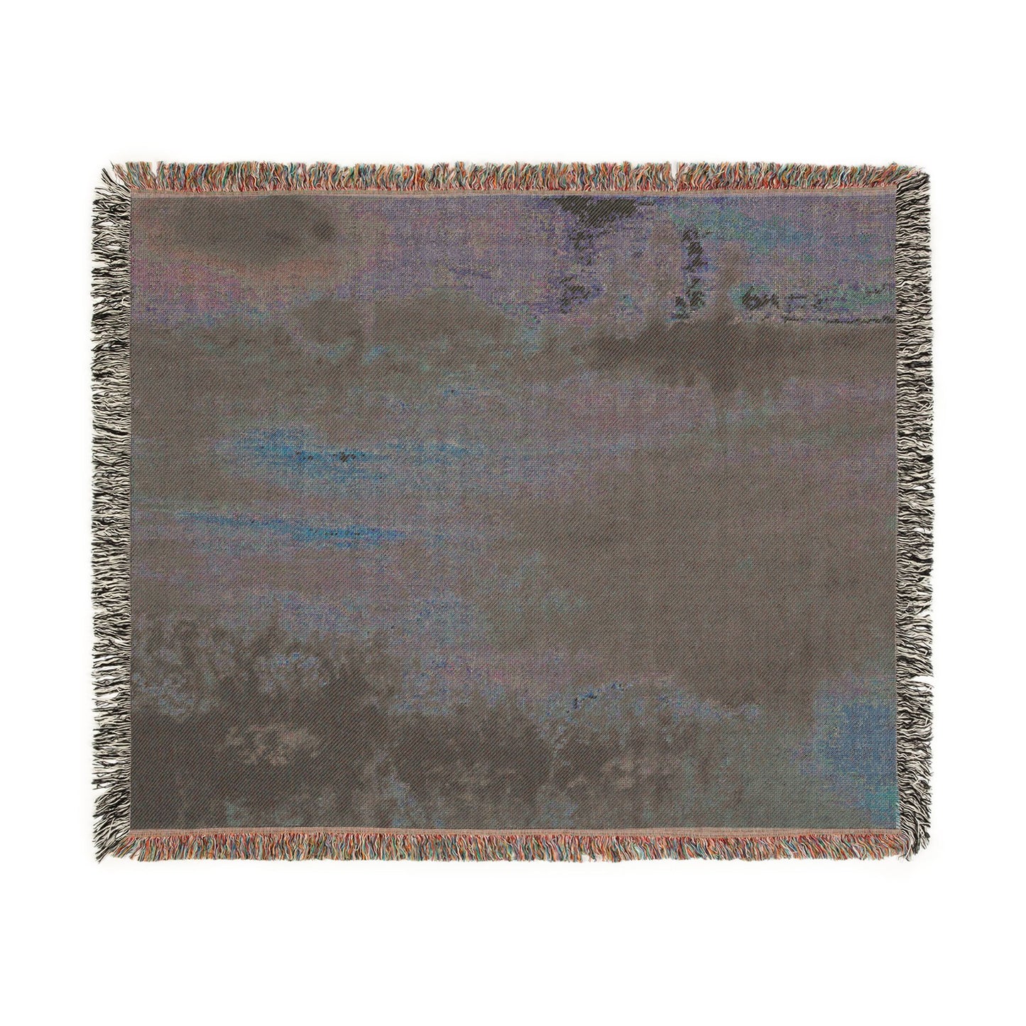 Hilaire Germain Edgar Degas - Landscape with Smokestacks | Woven Tapestry Blanket