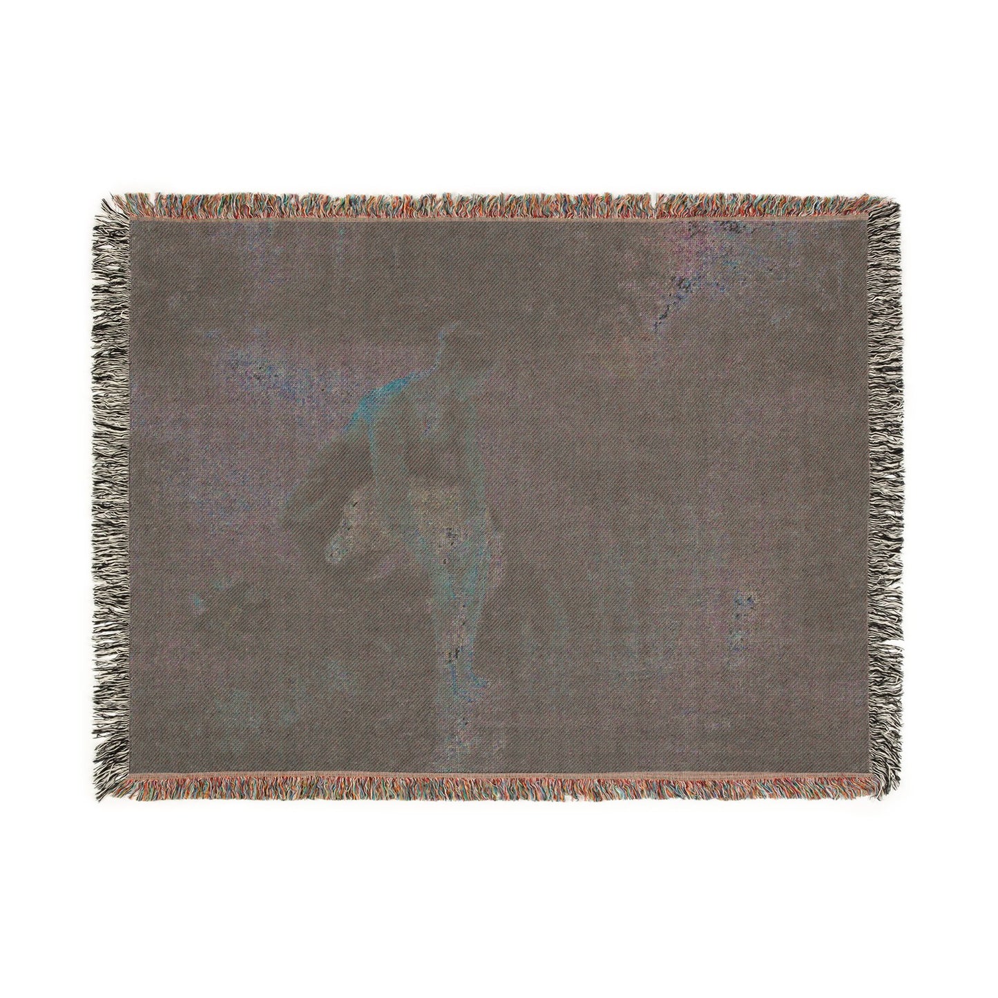 Camille Pissarro - Woman Bathing Her Feet in a Brook | Woven Tapestry Blanket