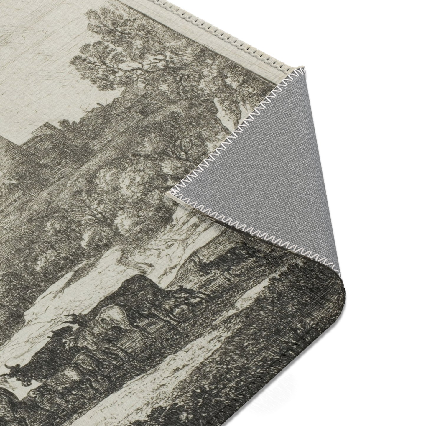 Claude Lorrain - The Herd Returning in Stormy Weather | Area Rug