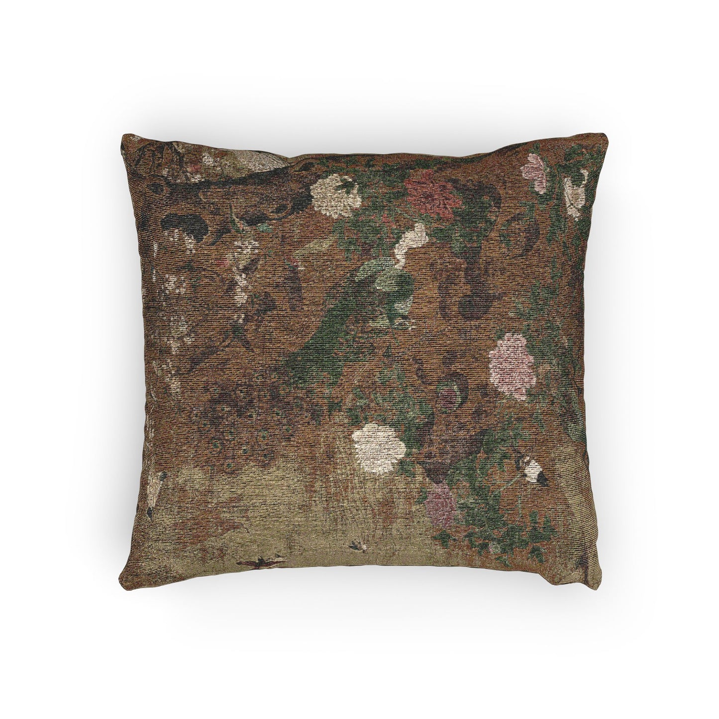 089_birds-gather-under-the-spring-willow | Woven Pillow