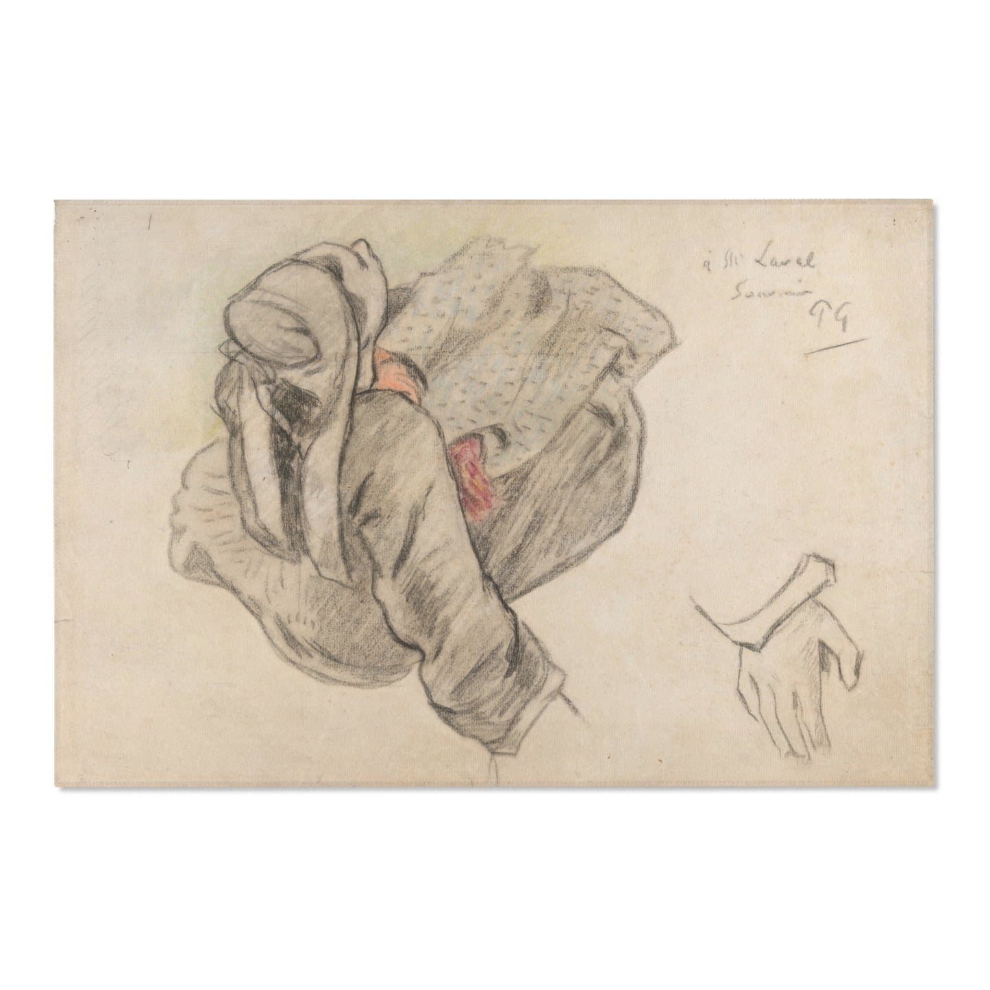 Paul Gauguin - Seated Breton Woman | Area Rug