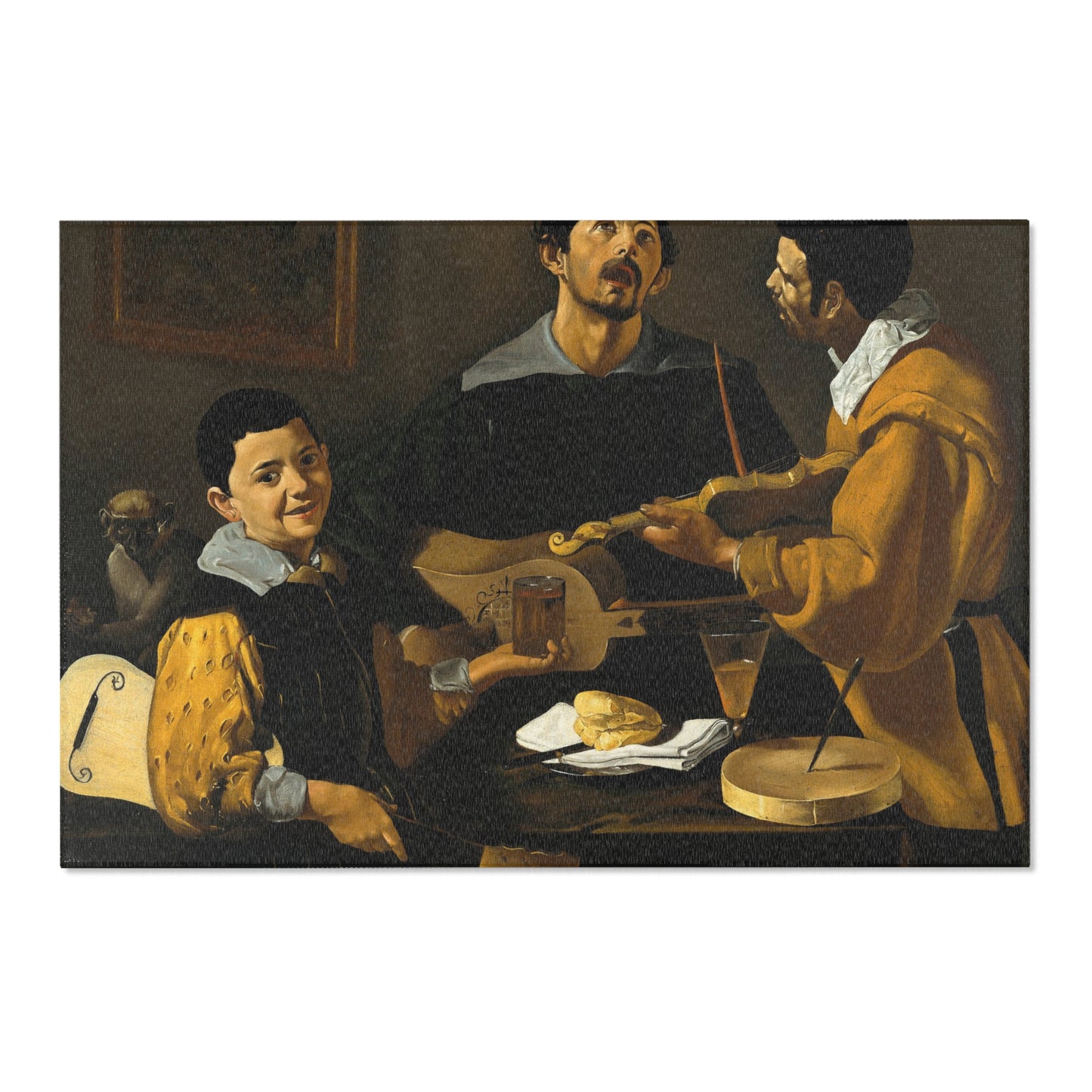 Diego Velázquez - The Three Musicians - Google Art Project | Area Rug