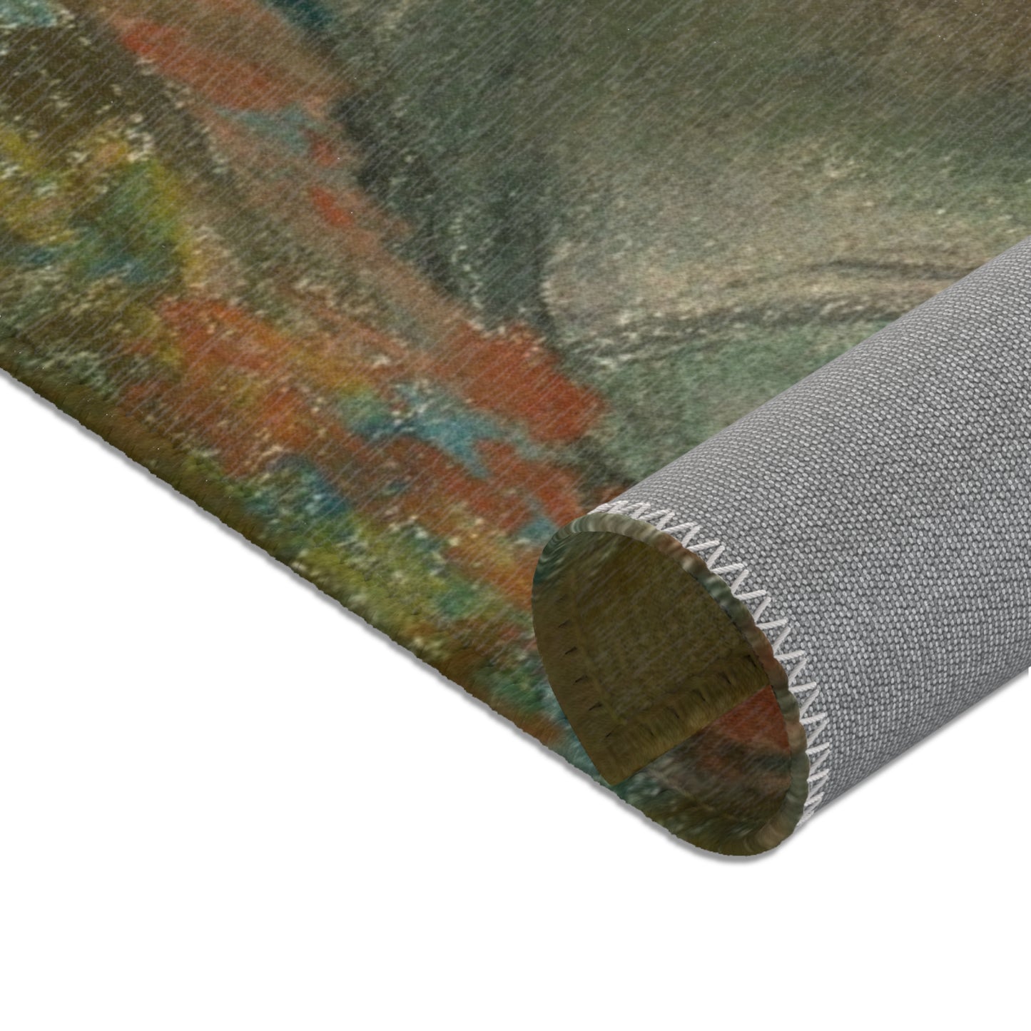 Hilaire Germain Edgar Degas - Retiring | Area Rug